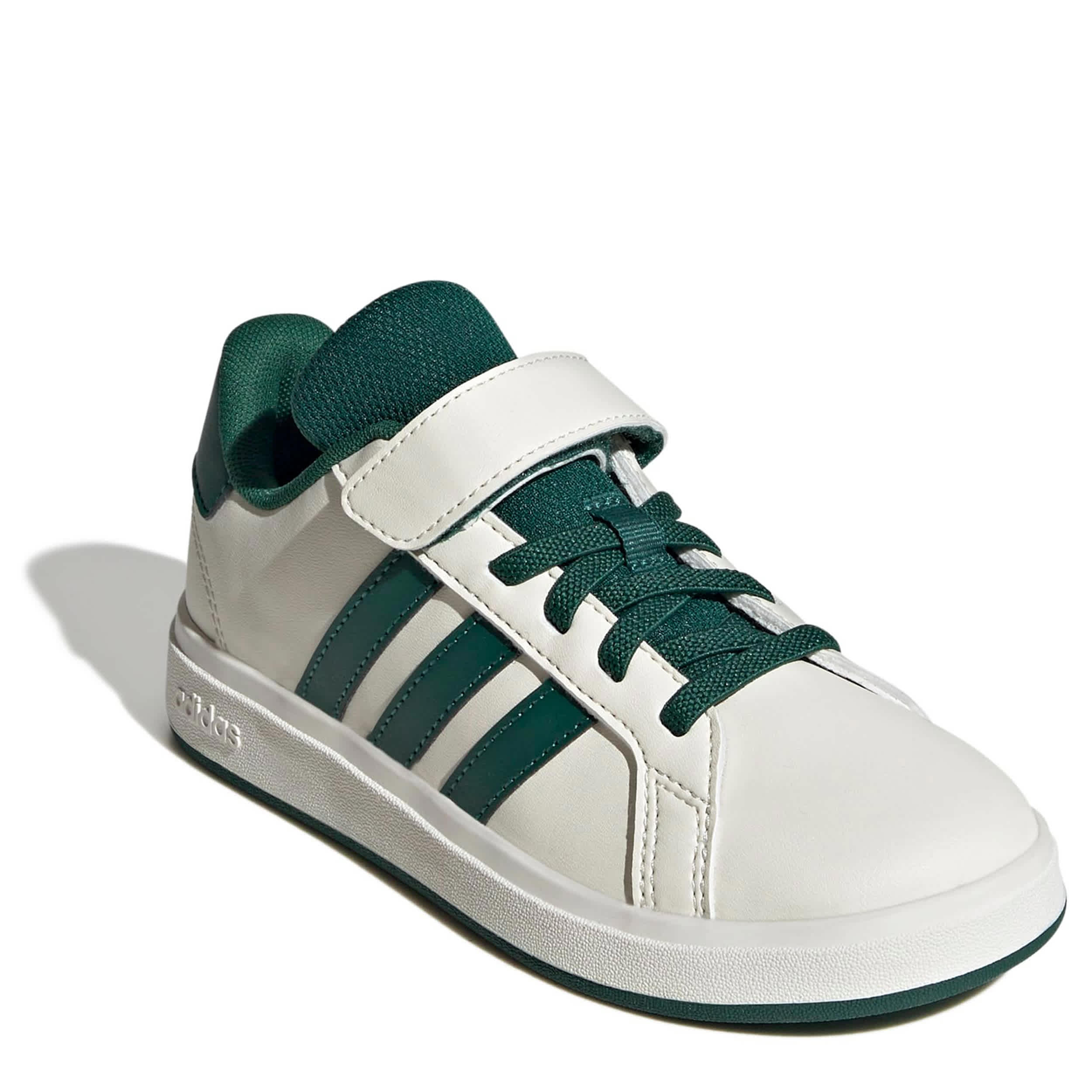 ADIDAS BOYS LITTLE KID GRAND COURT 2.0 SNEAKER - WHITE