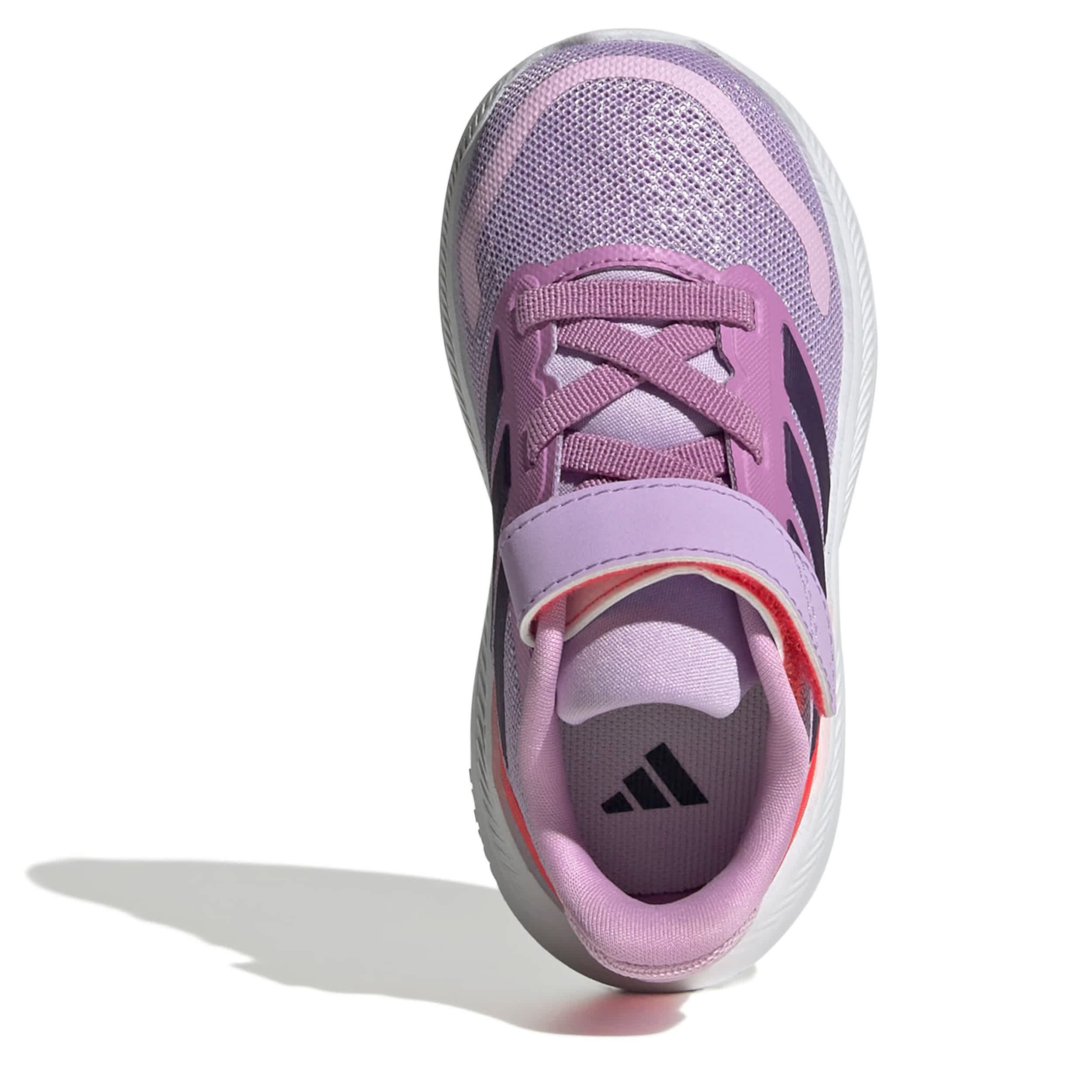 ADIDAS-BOYS TODDLER RUNFALCON 5 SNEAKER-PURPLE & RED