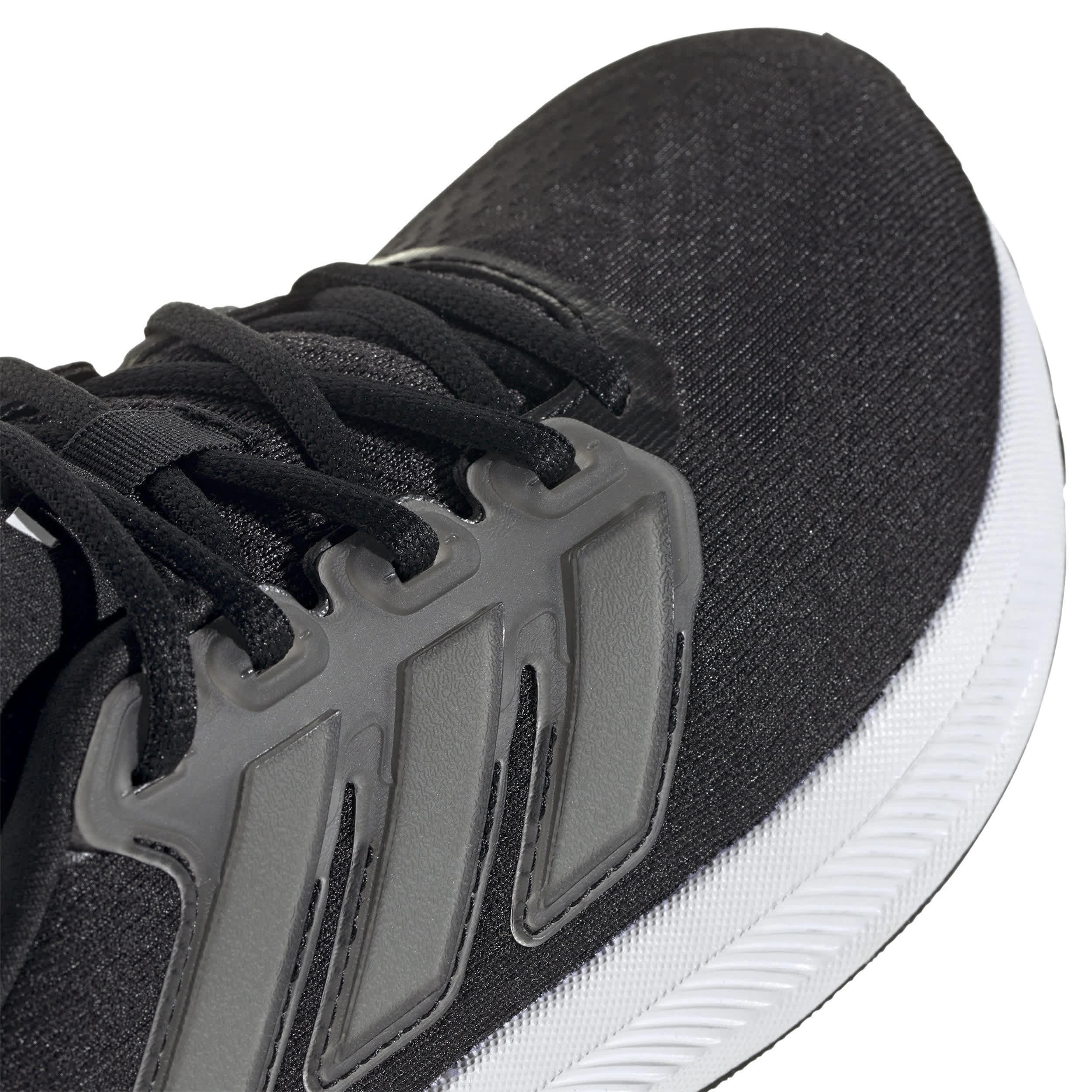 ADIDAS-BOYS BIG KID ULTRARUN 5 RUNNING SHOE-BLACK & WHITE
