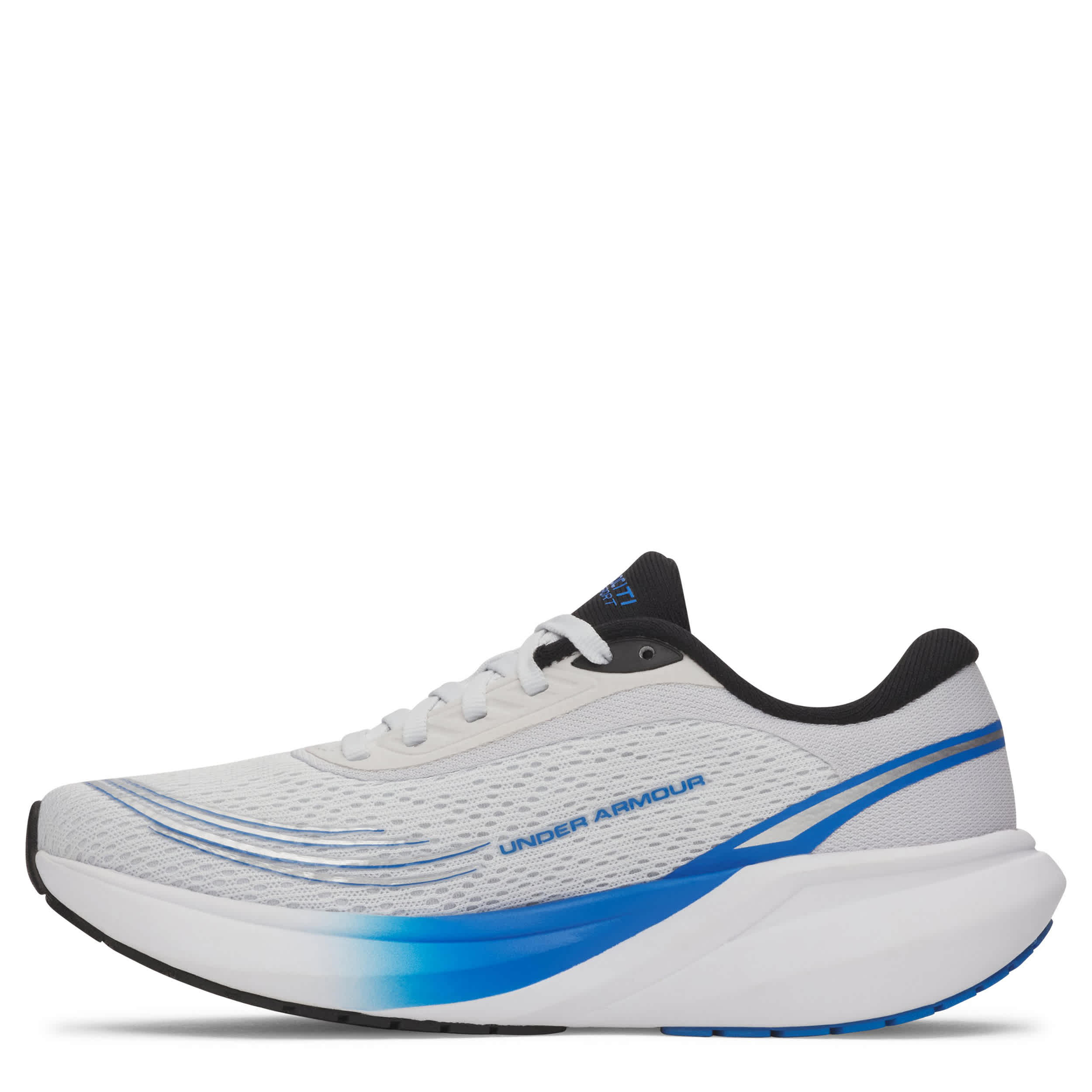 UNDER ARMOUR-BOYS BIG KID HOVR VELOCITI SPORT RUNNING SHOE-GREY & BLUE
