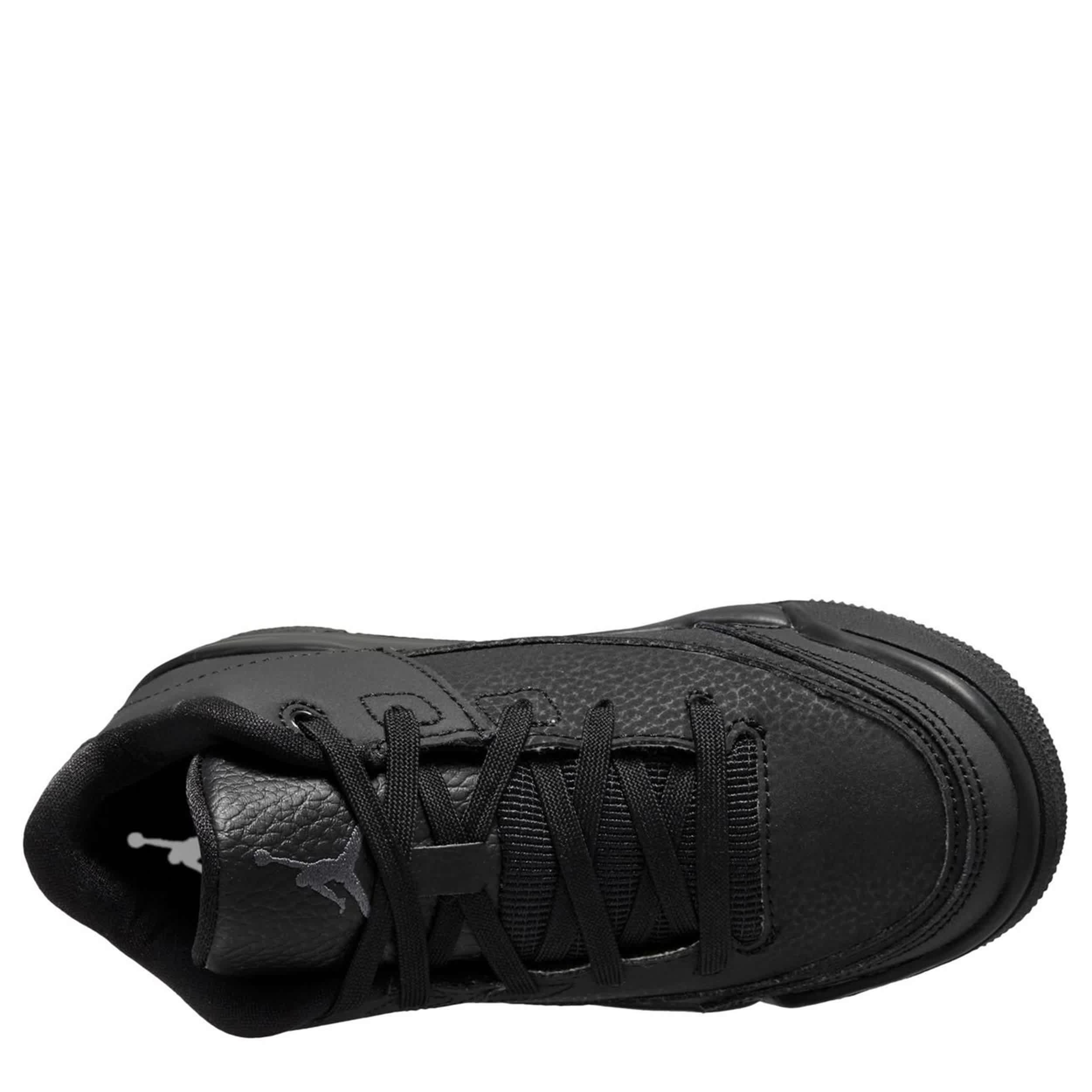 JORDAN-BOYS LITTLE KID FLIGHT ORIGIN SNEAKER-BLACK & DARK GREY