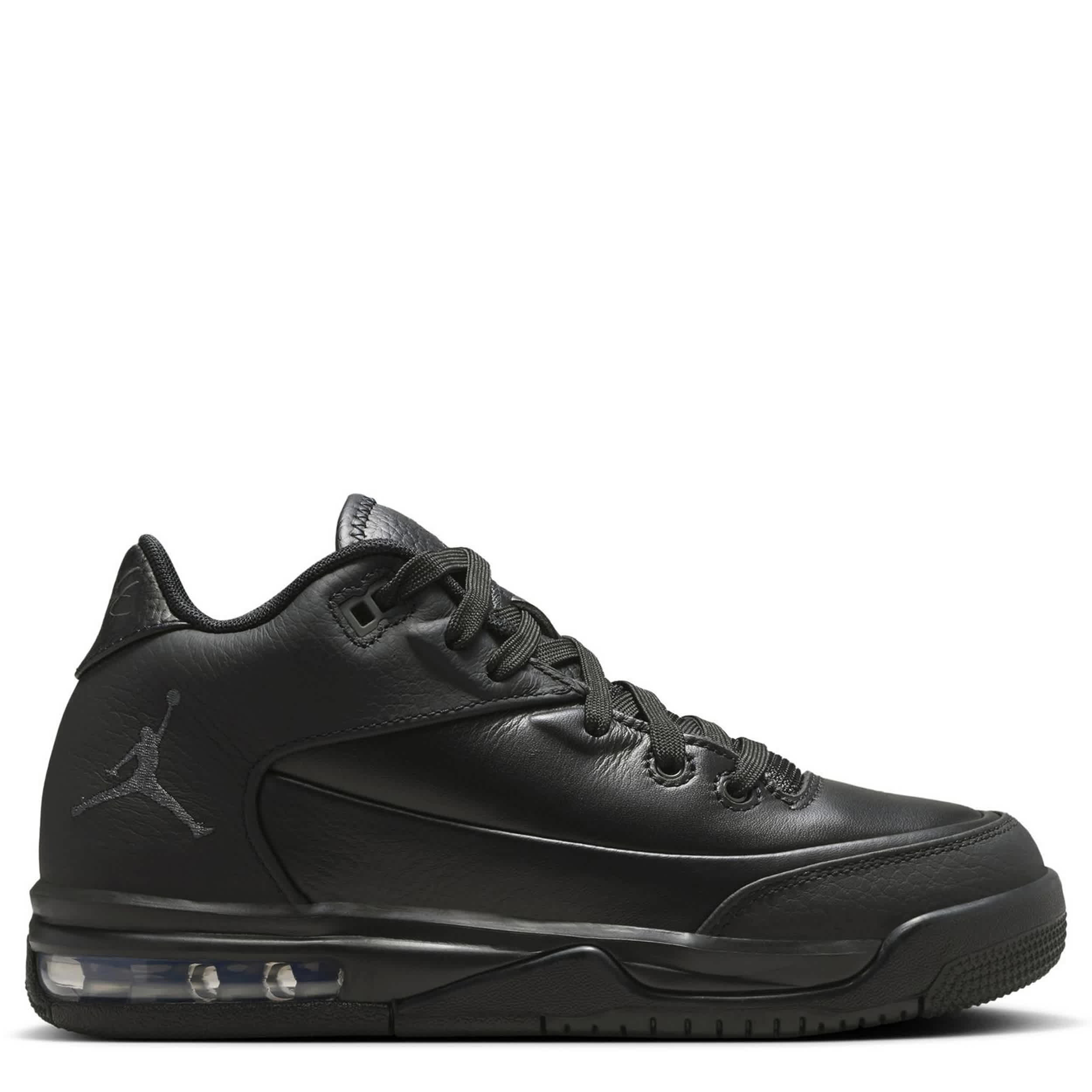 JORDAN-BOYS BIG KID FLIGHT ORIGIN SNEAKER-BLACK & DARK GREY