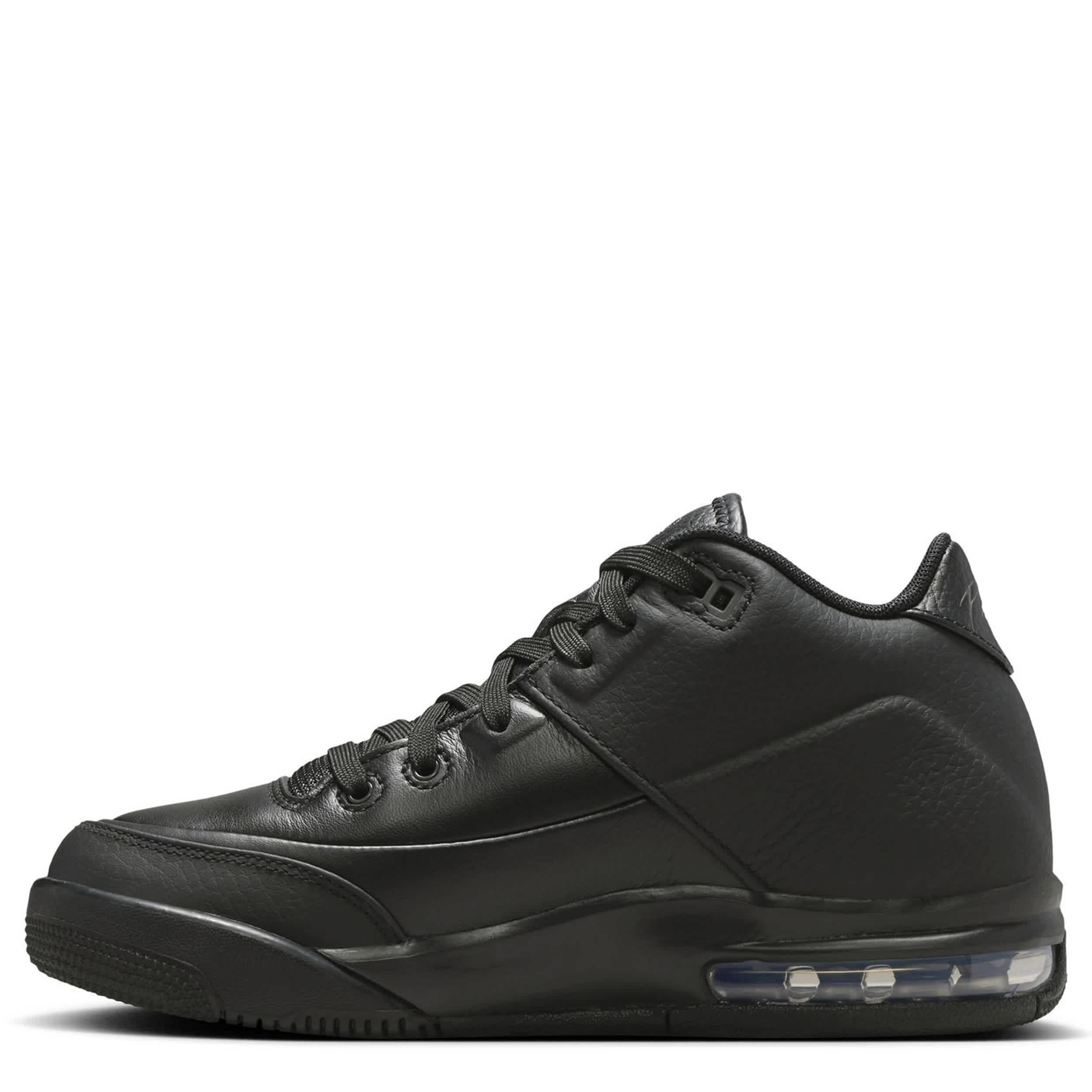 JORDAN-BOYS BIG KID FLIGHT ORIGIN SNEAKER-BLACK & DARK GREY