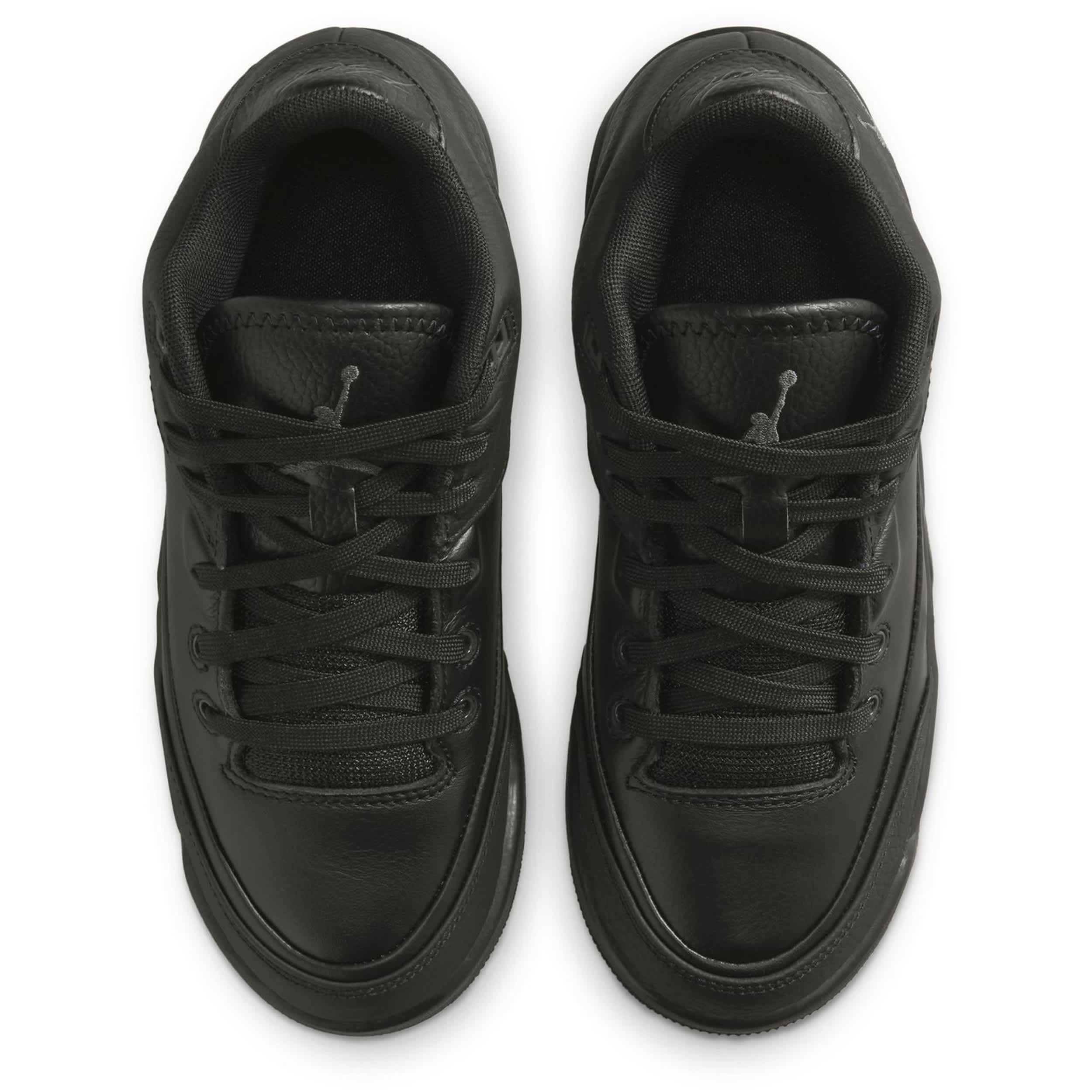 JORDAN-BOYS BIG KID FLIGHT ORIGIN SNEAKER-BLACK & DARK GREY