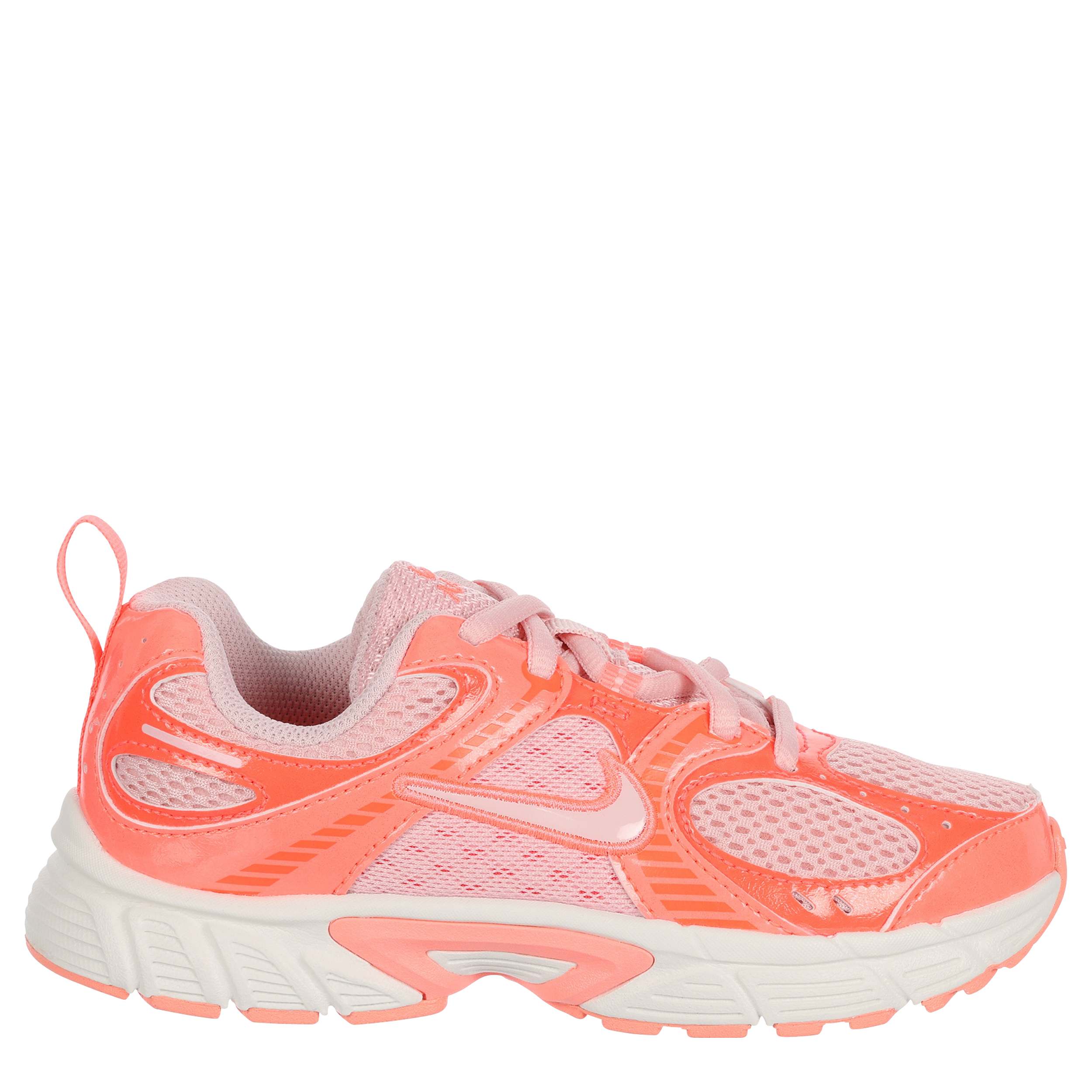 NIKE-GIRLS LITTLE KID V5 RNR SNEAKER-CORAL & BRIGHT PINK