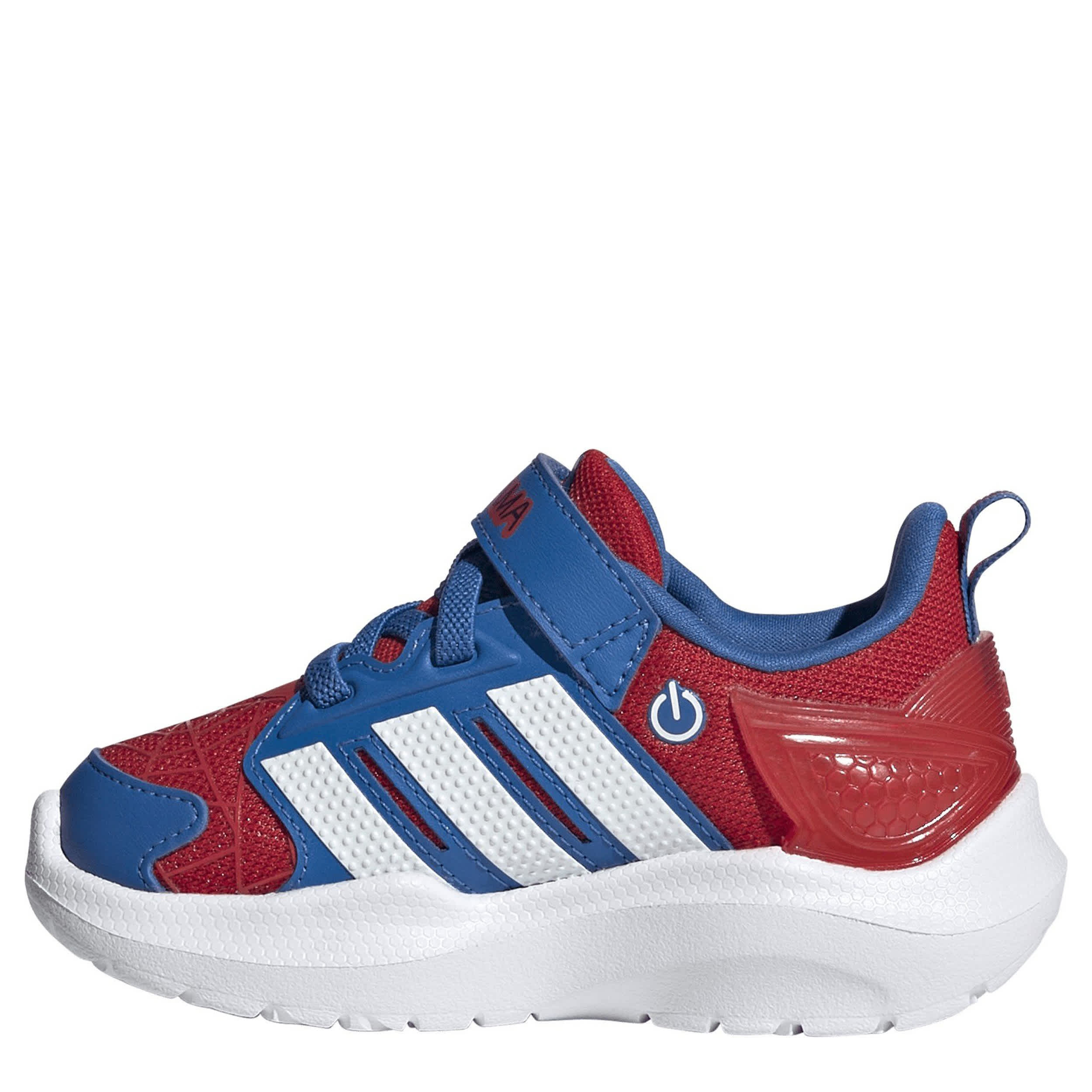 ADIDAS-BOYS TODDLER LIGHTORAMA RNR SPIDERMAN TD-BLUE & RED