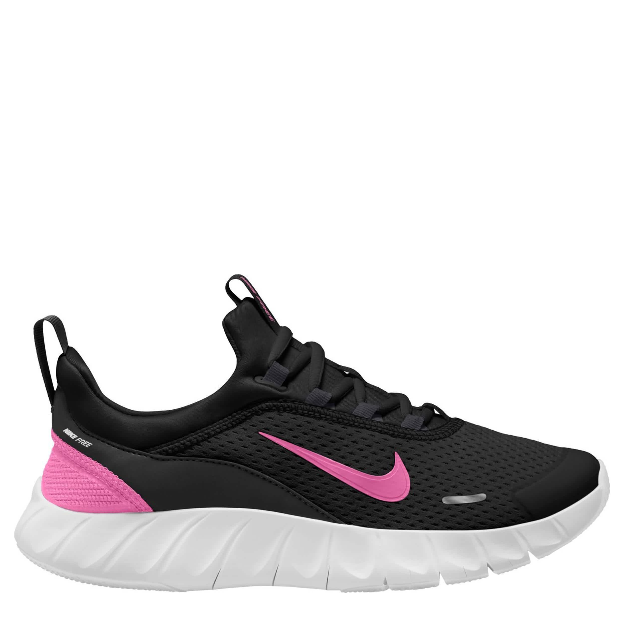 NIKE-GIRLS BIG KID FREE RIDE RUNNING SHOE-BLACK & PINK