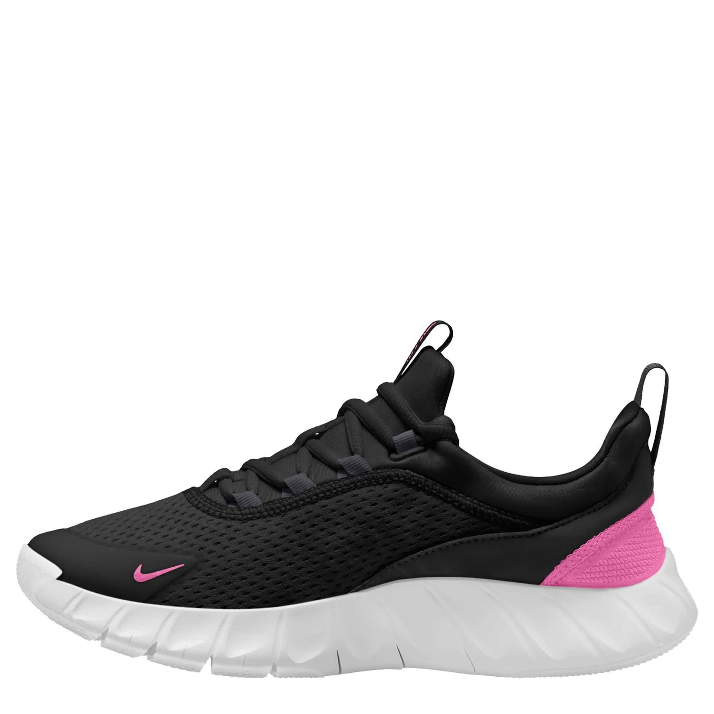 NIKE-GIRLS BIG KID FREE RIDE RUNNING SHOE-BLACK & PINK