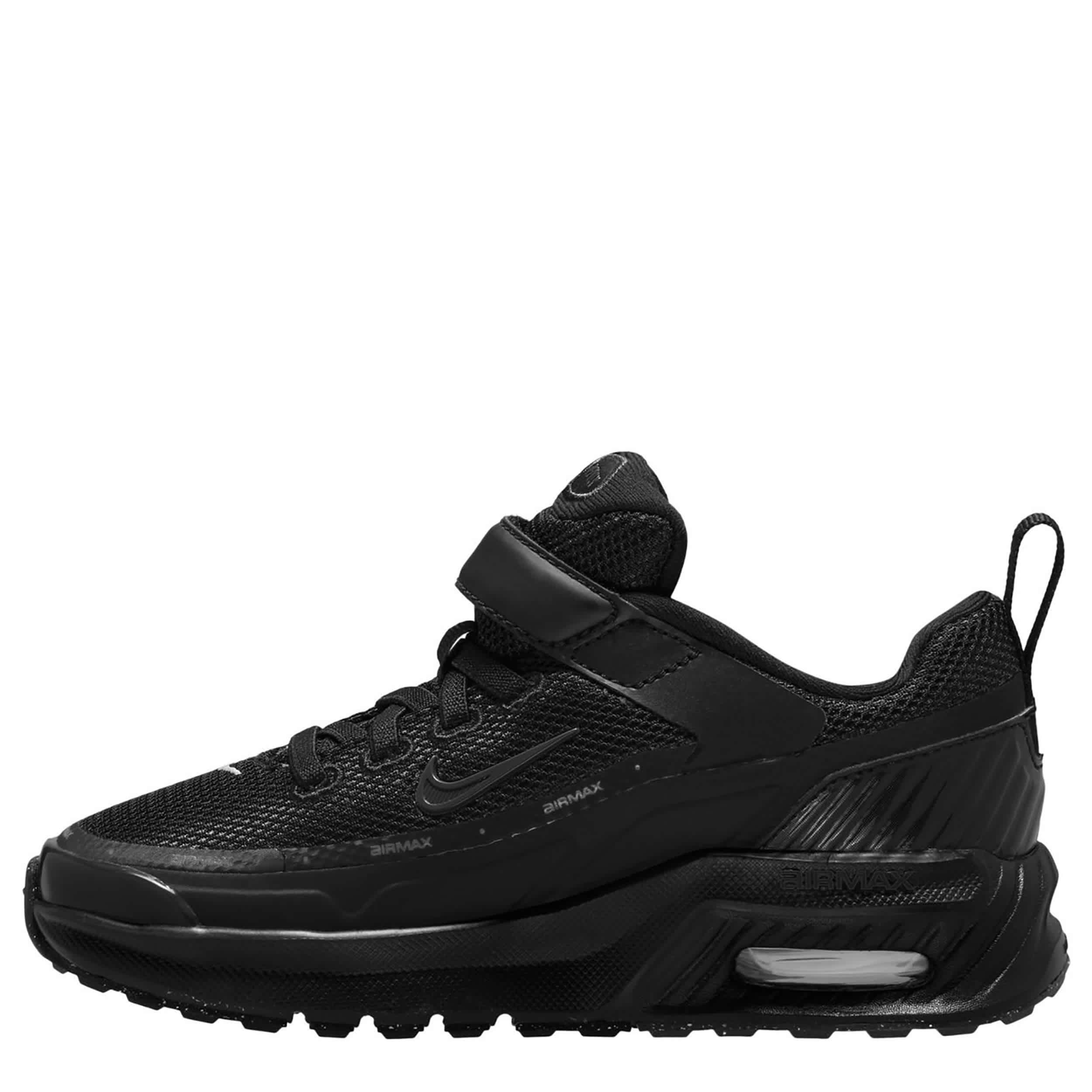NIKE-BOYS LITTLE KID AIR MAX BIA SNEAKER-BLACK & BLACK