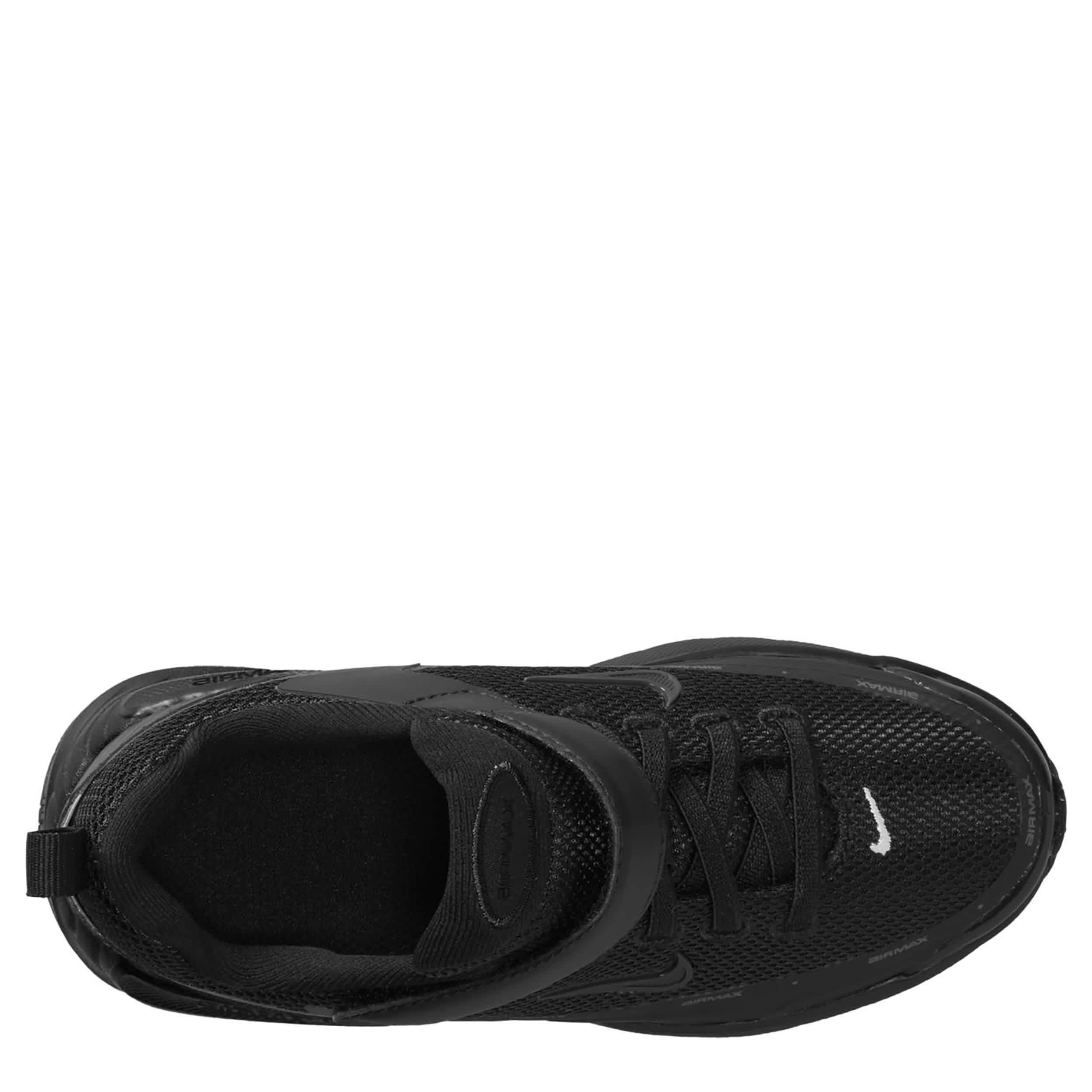 NIKE-BOYS LITTLE KID AIR MAX BIA SNEAKER-BLACK & BLACK