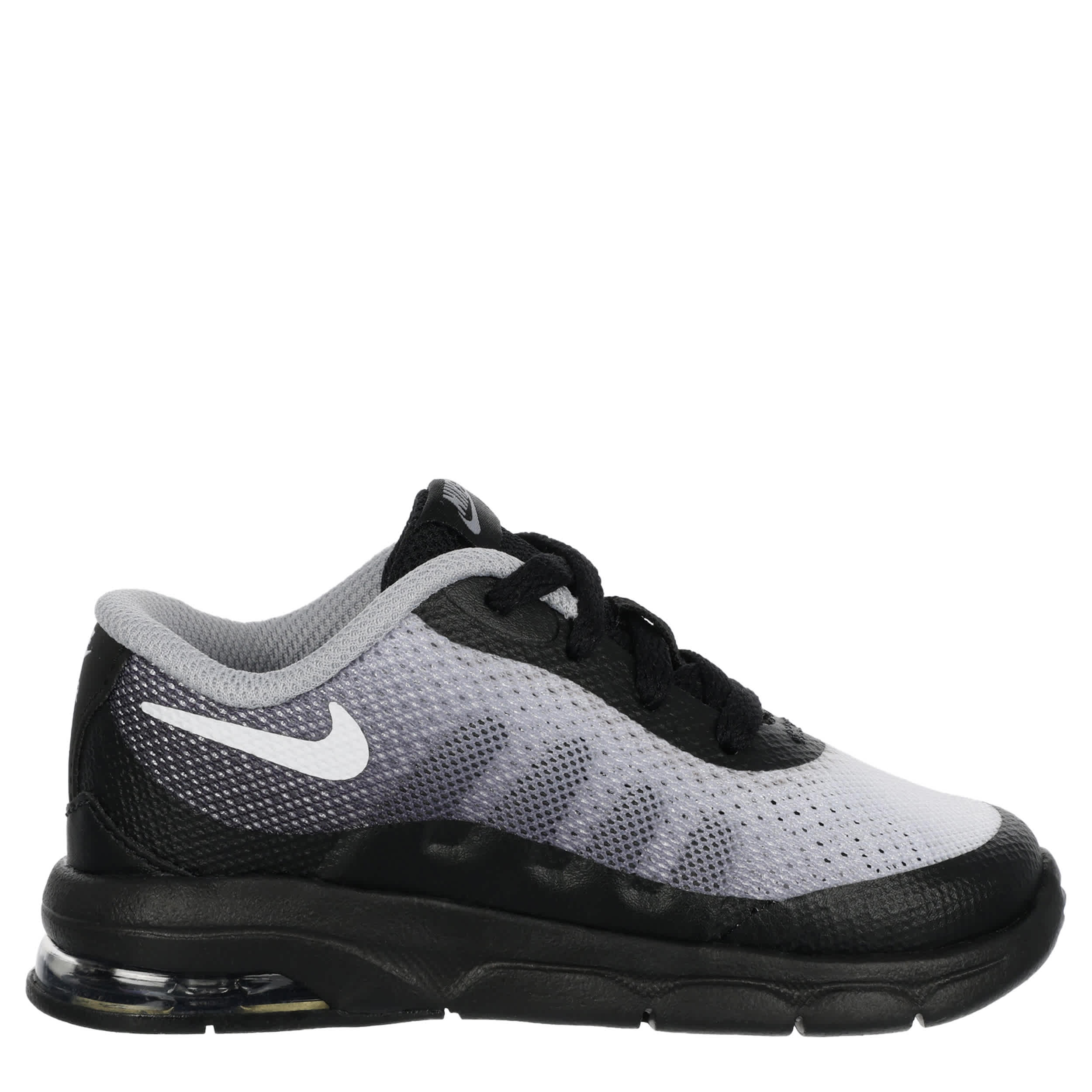 NIKE-BOYS INFANT TODDLER AIR MAX INVIGOR SNEAKER-BLACK & GREY