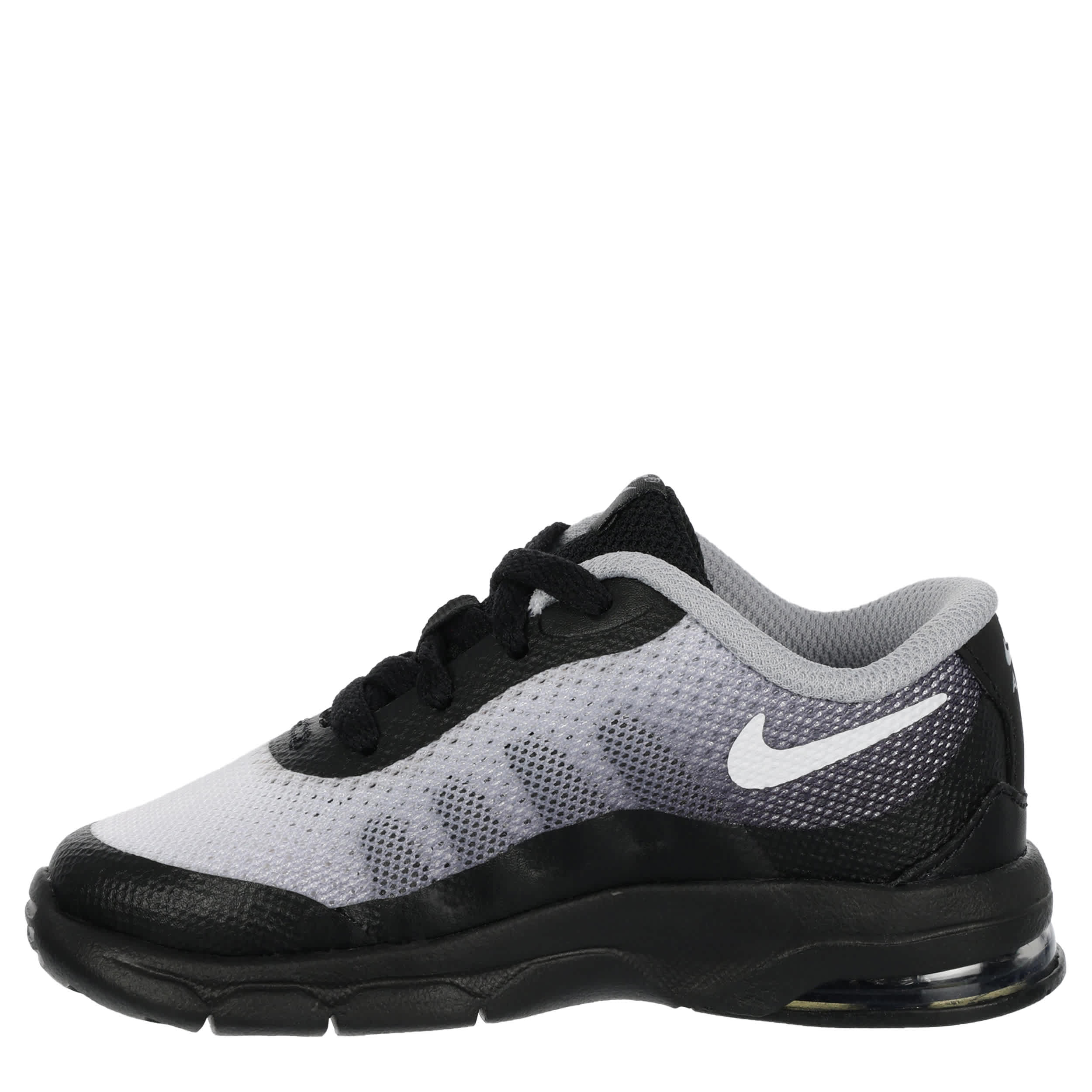 NIKE-BOYS INFANT TODDLER AIR MAX INVIGOR SNEAKER-BLACK & GREY