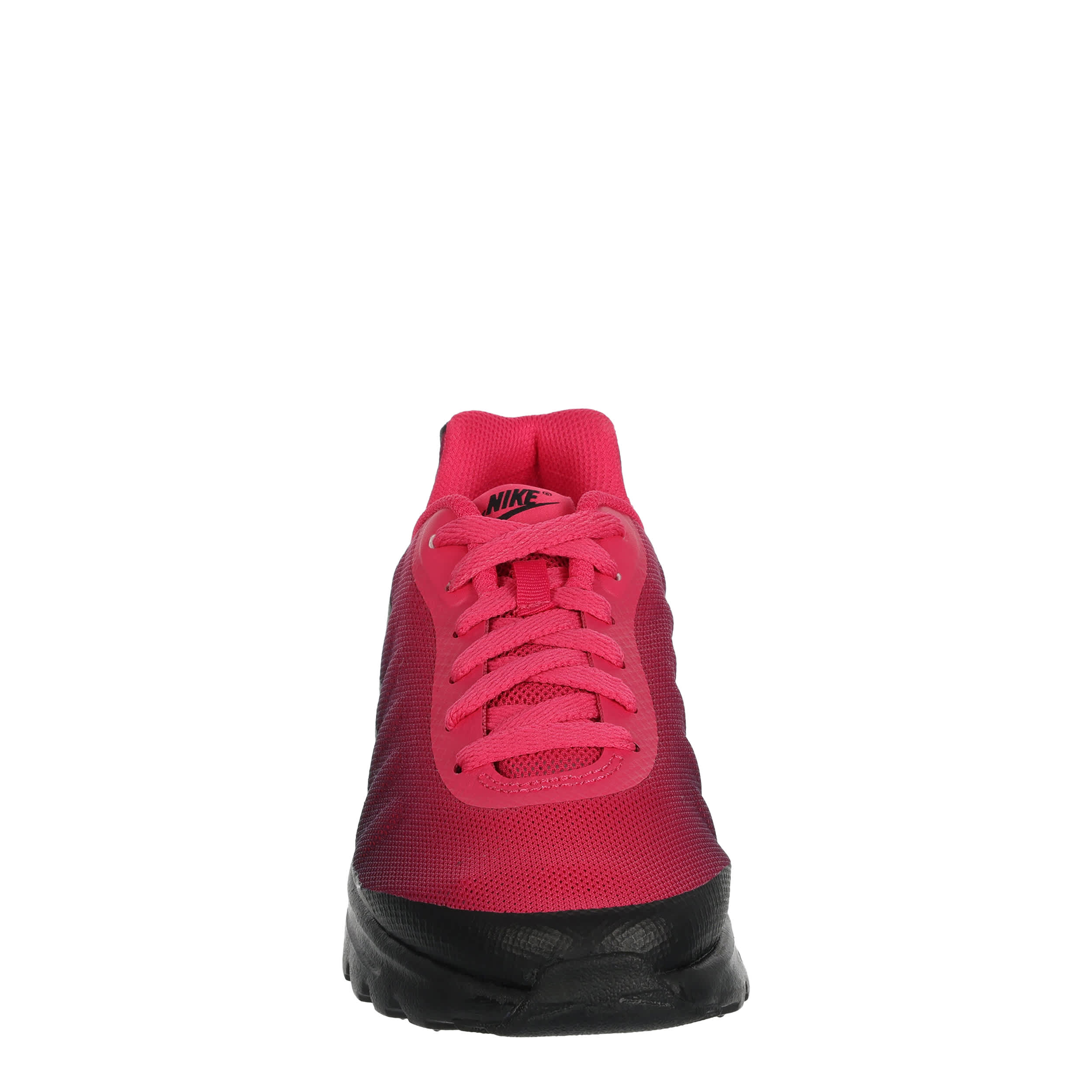 NIKE-GIRLS BIG KID AIR MAX INVIGOR SNEAKER-BLACK & FUSCHIA