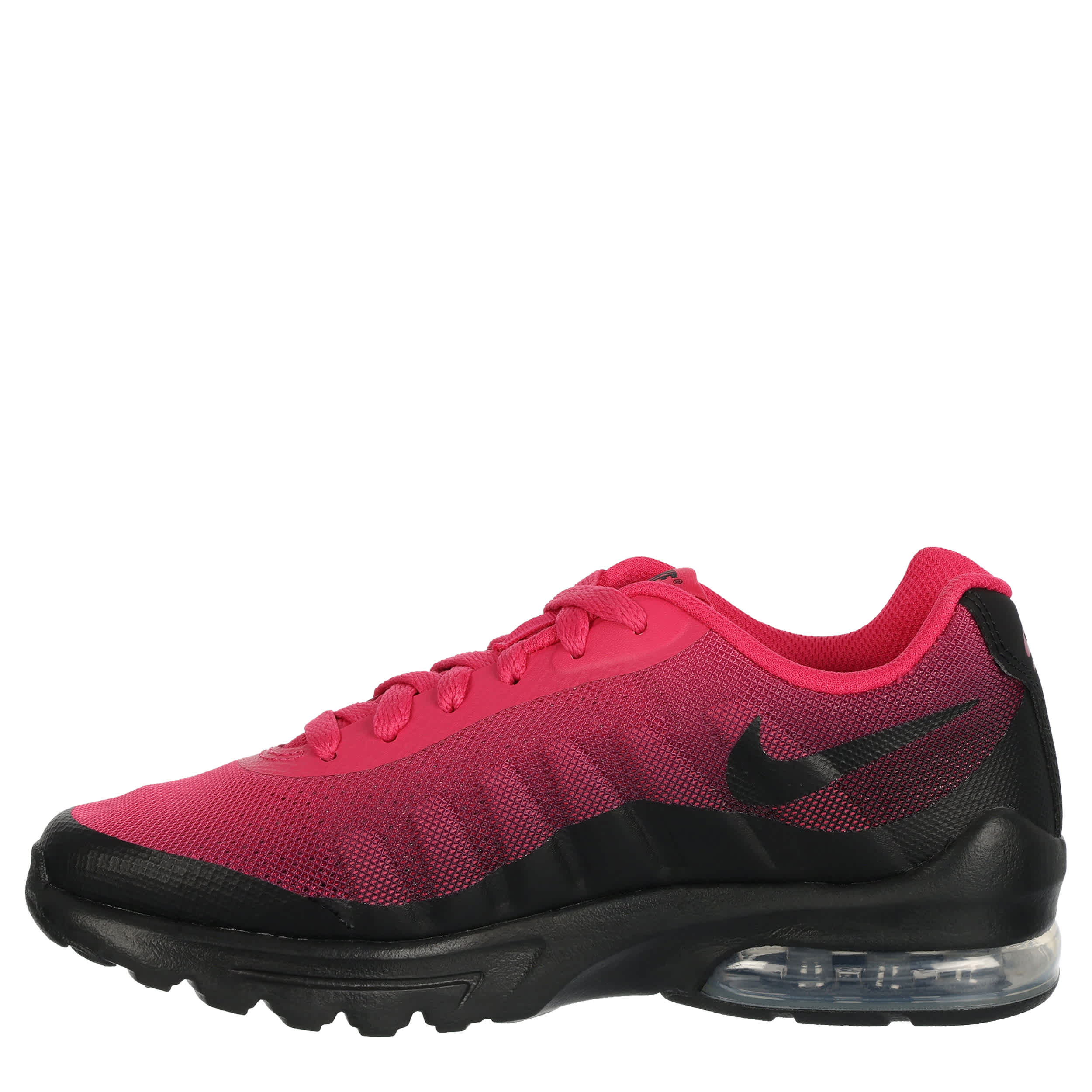 NIKE-GIRLS BIG KID AIR MAX INVIGOR SNEAKER-BLACK & FUSCHIA