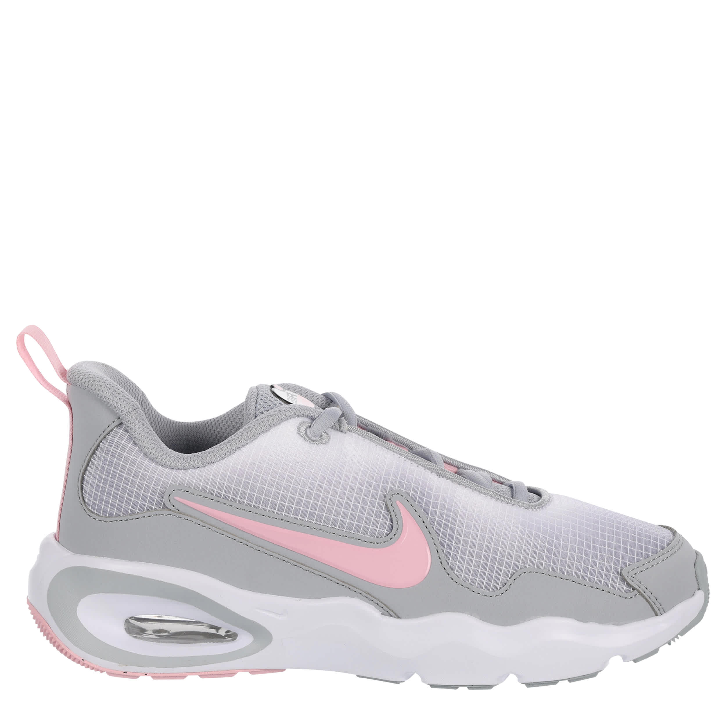 NIKE-GIRLS BIG KID AIR MAX NOVA SNEAKER-WHITE & GREY
