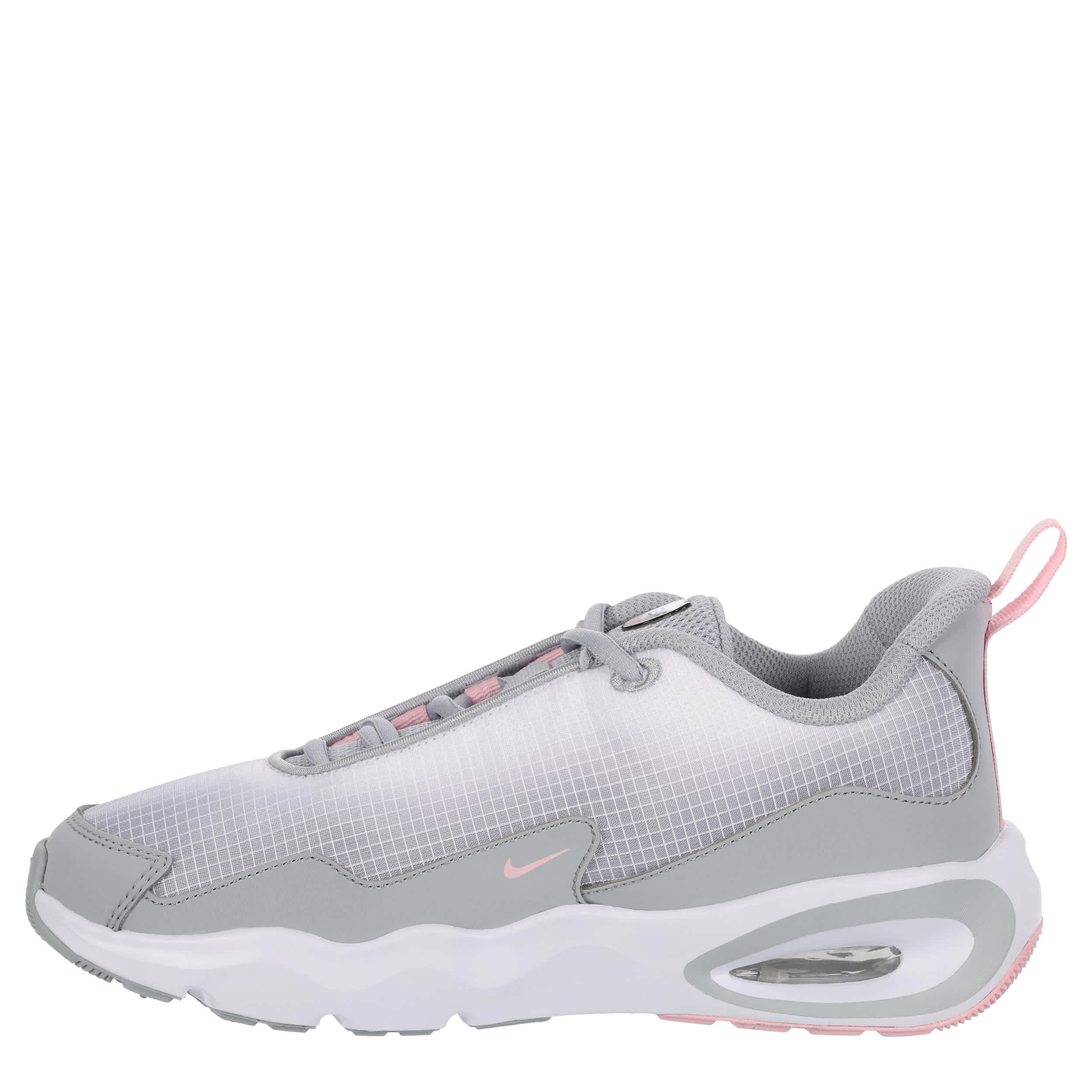 NIKE-GIRLS BIG KID AIR MAX NOVA SNEAKER-WHITE & GREY