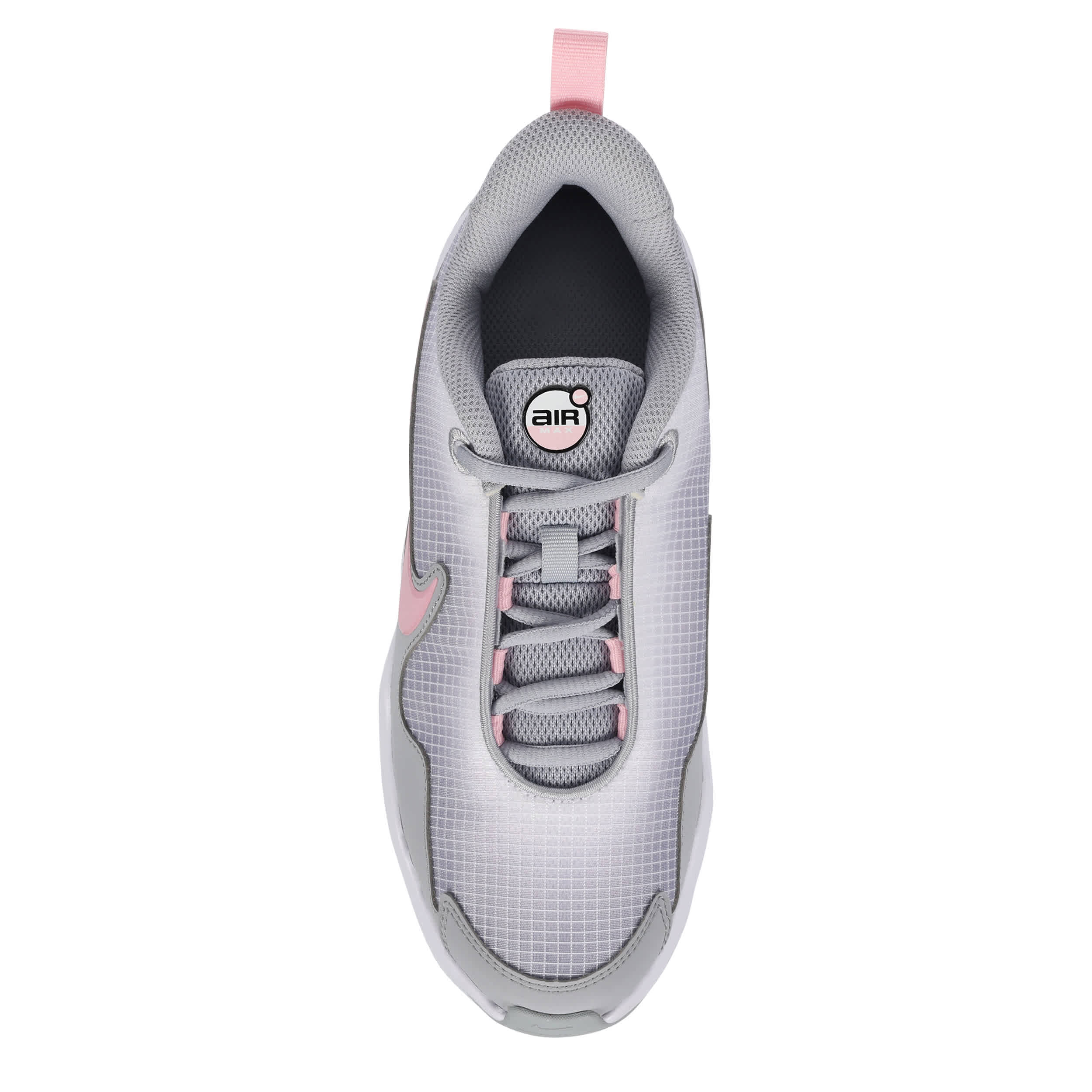 NIKE-GIRLS BIG KID AIR MAX NOVA SNEAKER-WHITE & GREY