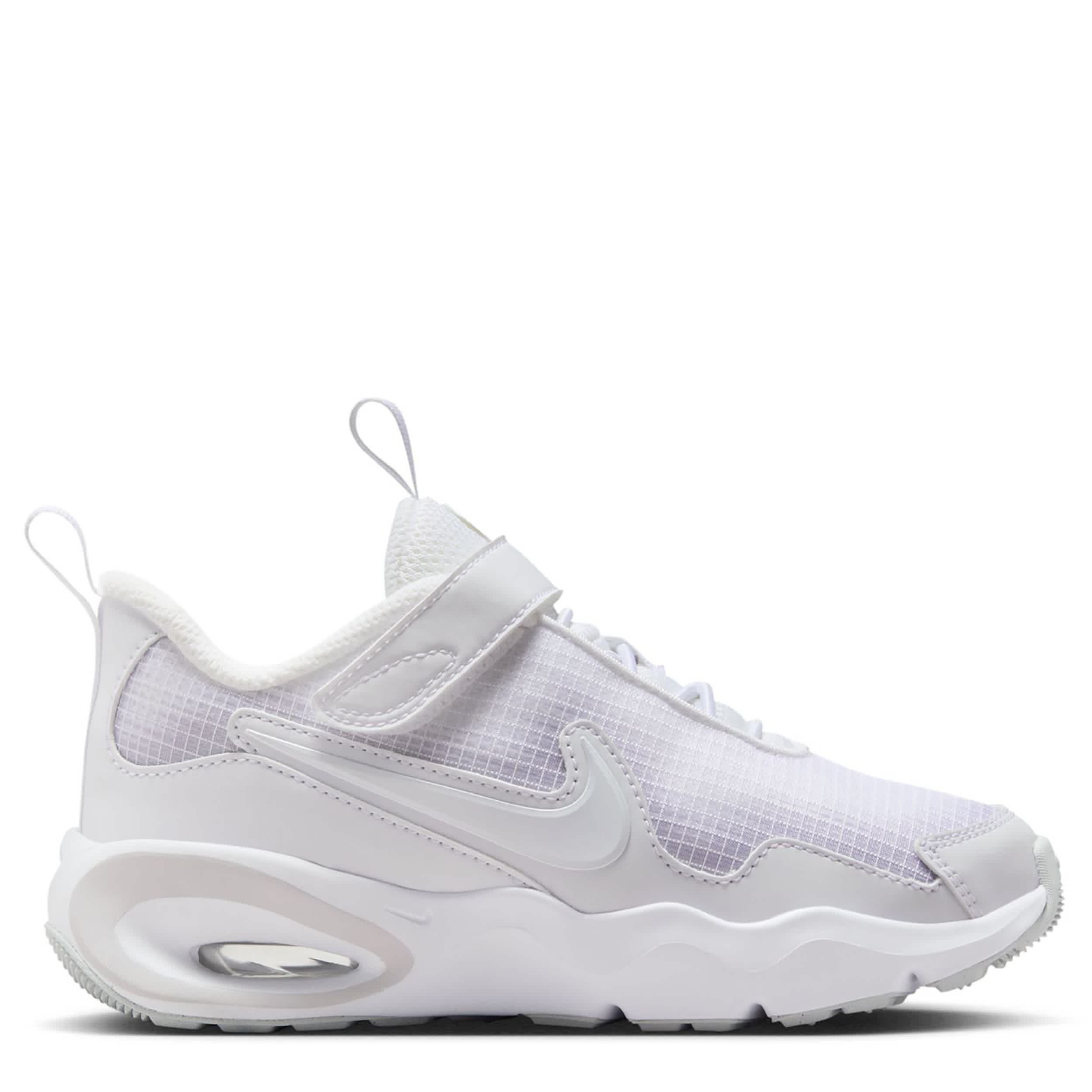 NIKE-GIRLS LITTLE KID AIR MAX NOVA SNEAKER-WHITE & PLATINUM