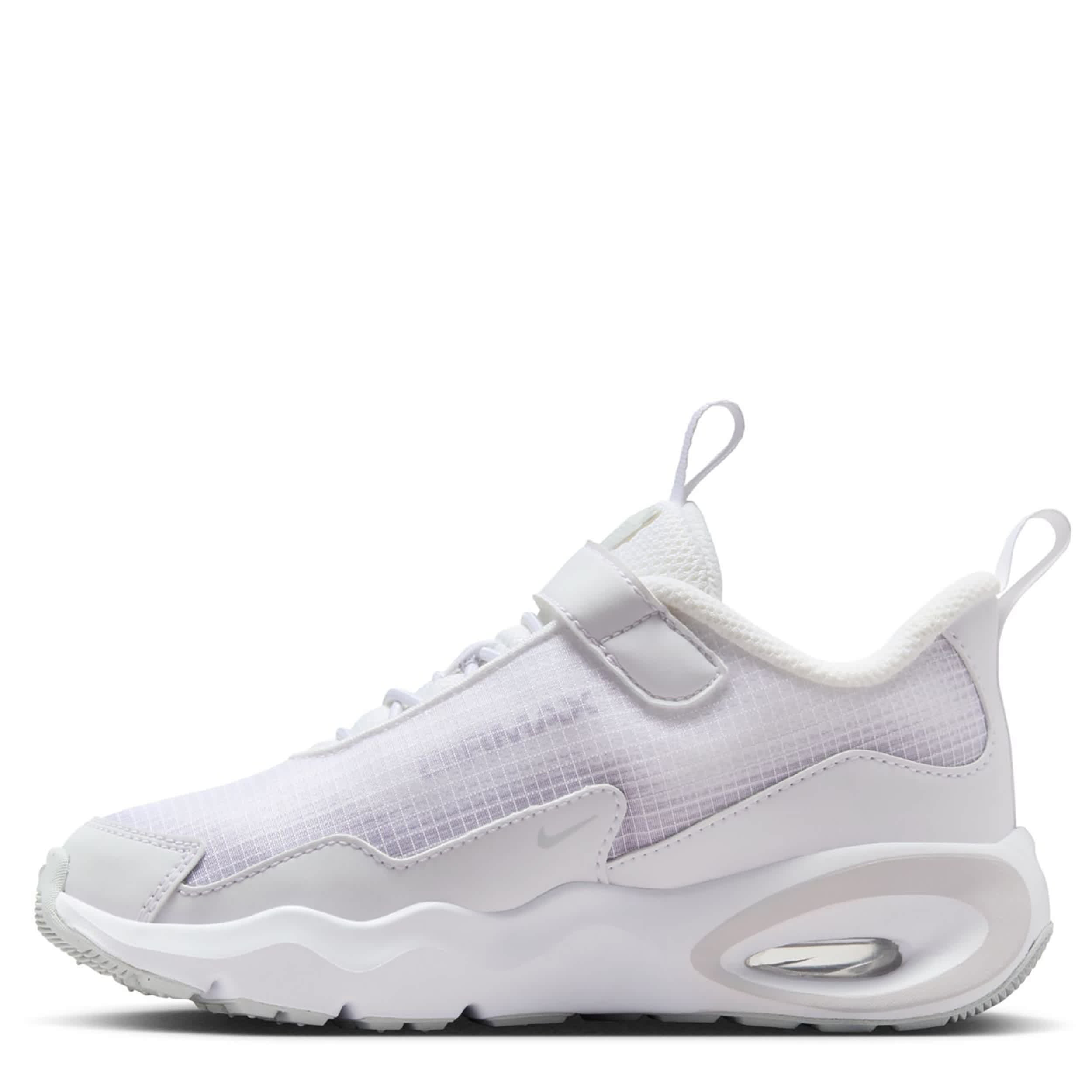 NIKE-GIRLS LITTLE KID AIR MAX NOVA SNEAKER-WHITE & PLATINUM