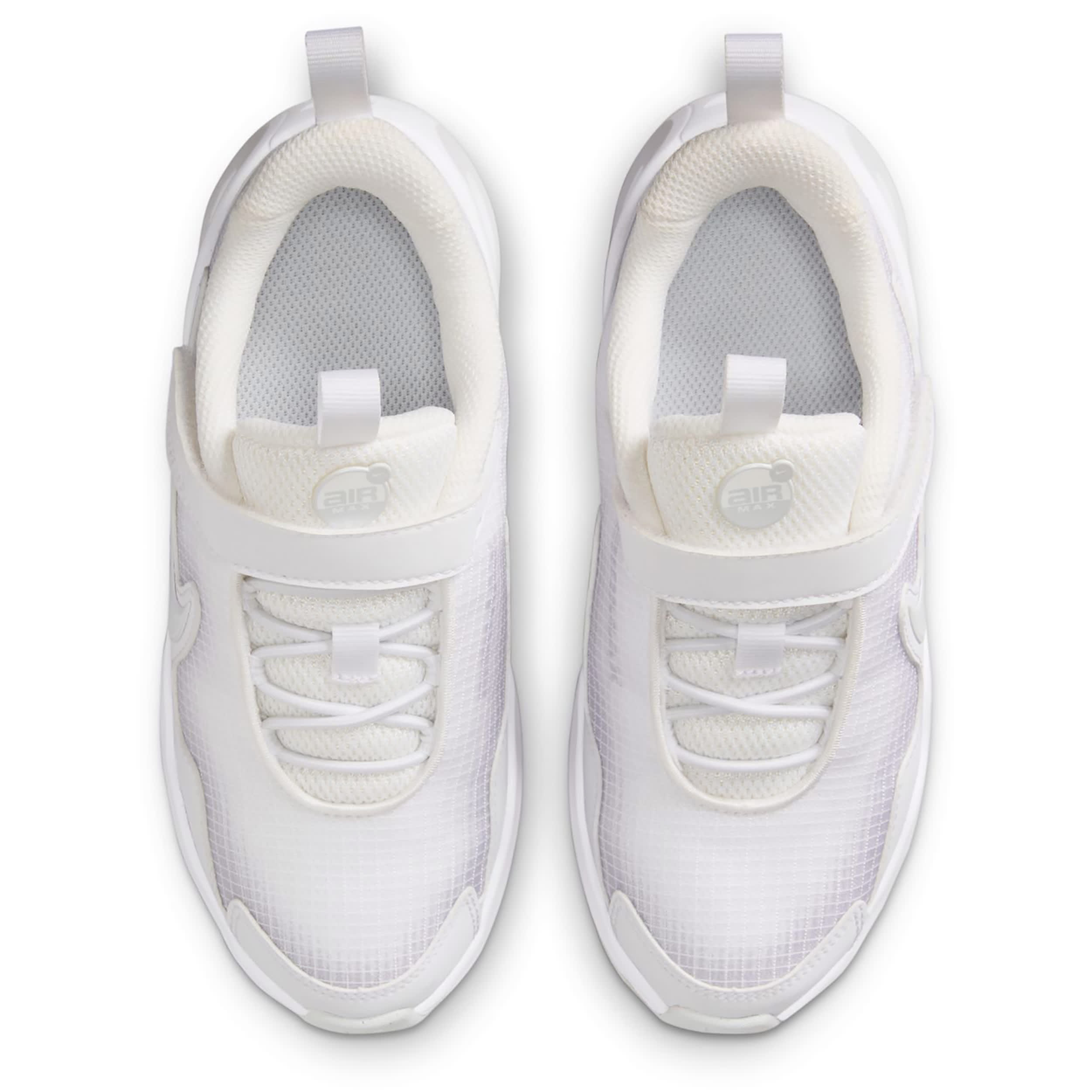 NIKE-GIRLS LITTLE KID AIR MAX NOVA SNEAKER-WHITE & PLATINUM
