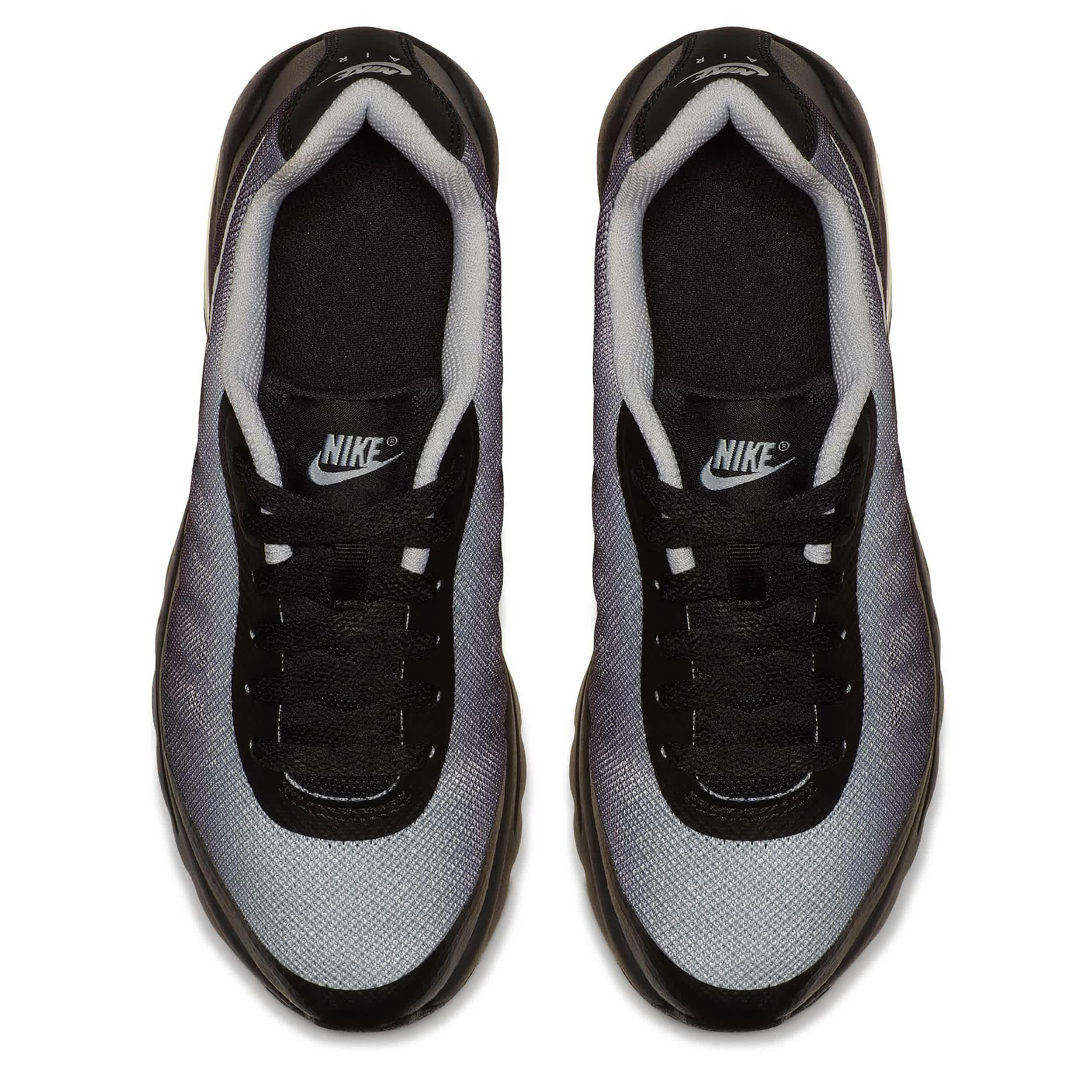 NIKE-BOYS BIG KID AIR MAX INVIGOR SNEAKER-BLACK & WHITE