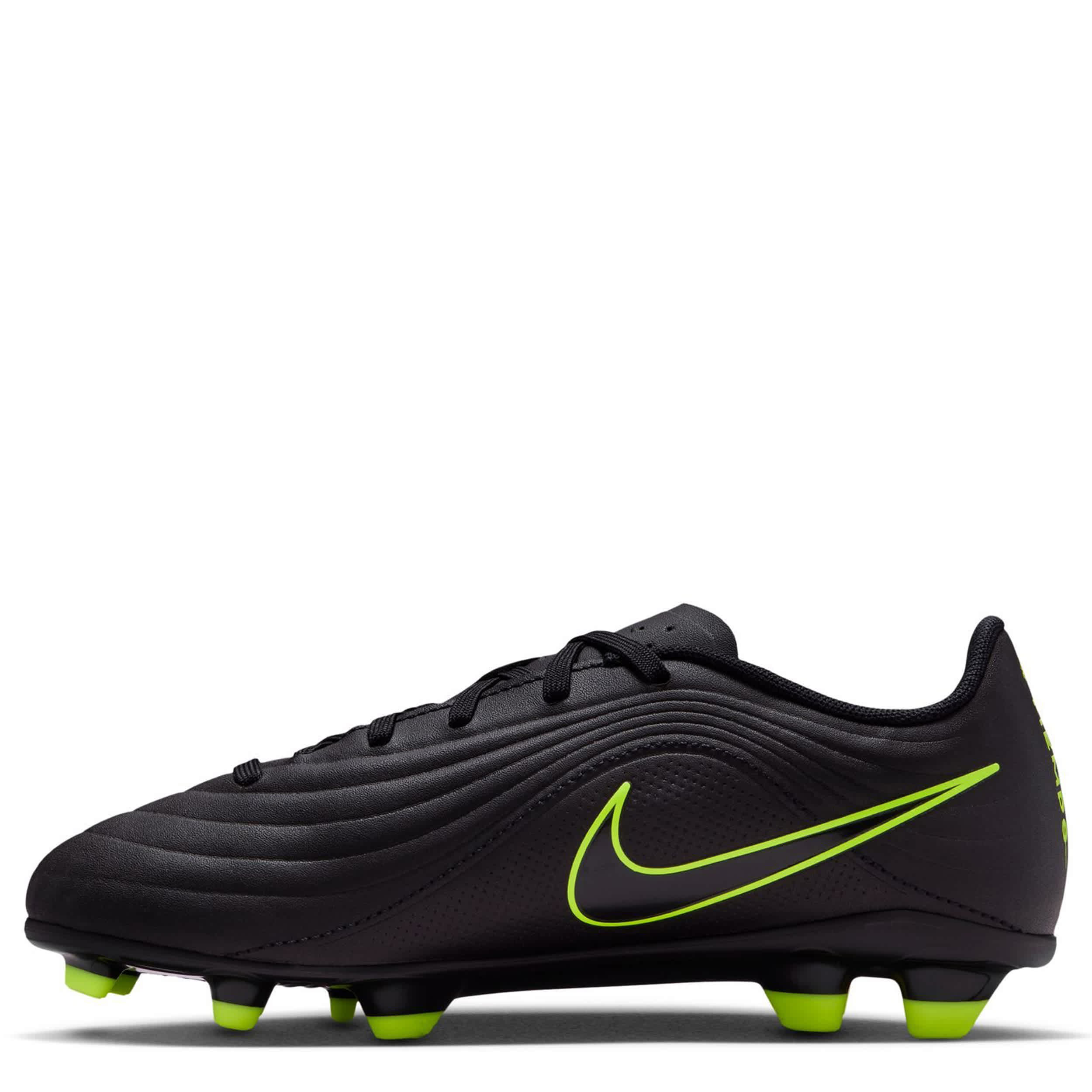 NIKE-BOYS LITTLE-BIG KID JR TIEMPO MAESTRO CLUB SOCCER CLEAT-BLACK & BRIGHT GREEN