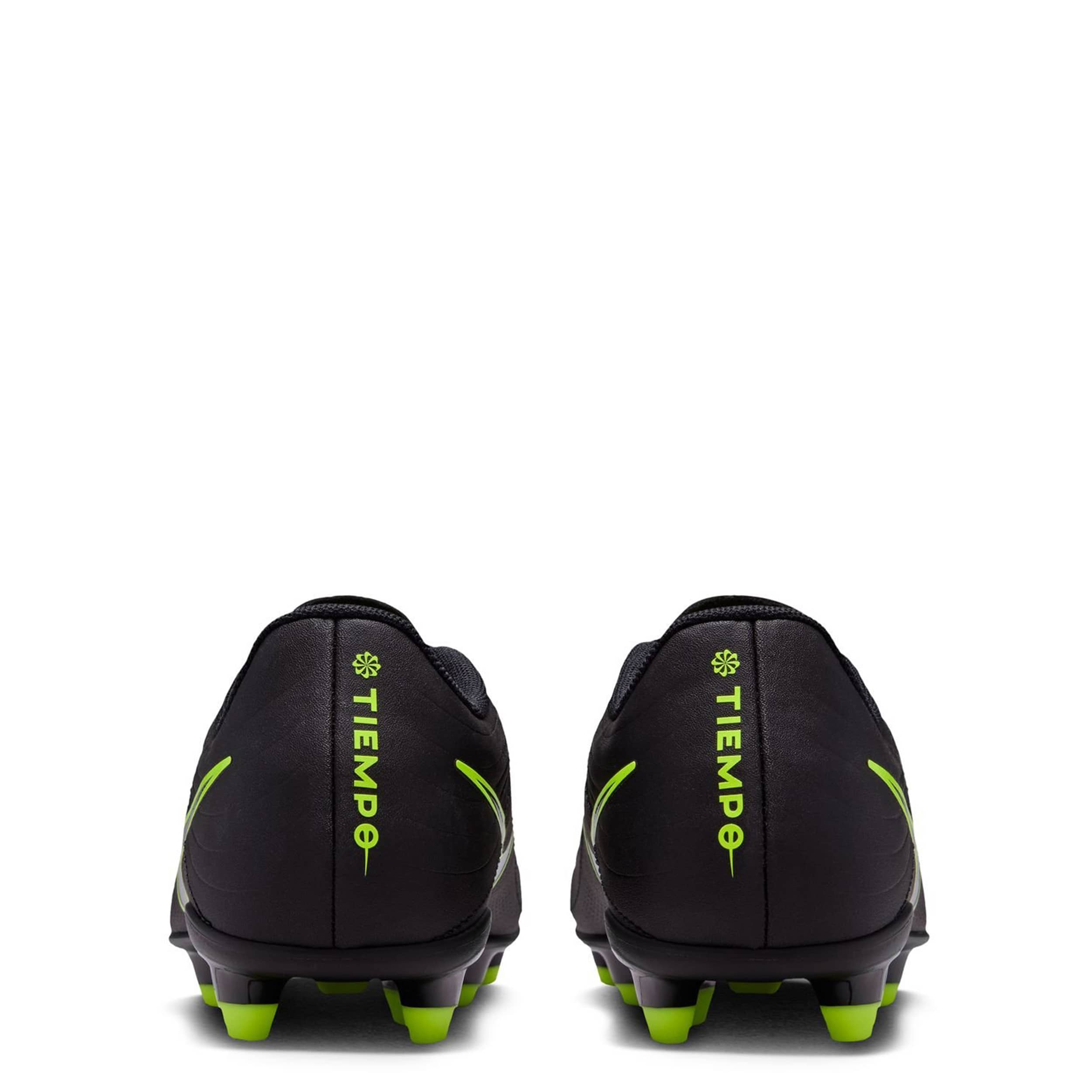 NIKE-BOYS LITTLE-BIG KID JR TIEMPO MAESTRO CLUB SOCCER CLEAT-BLACK & BRIGHT GREEN