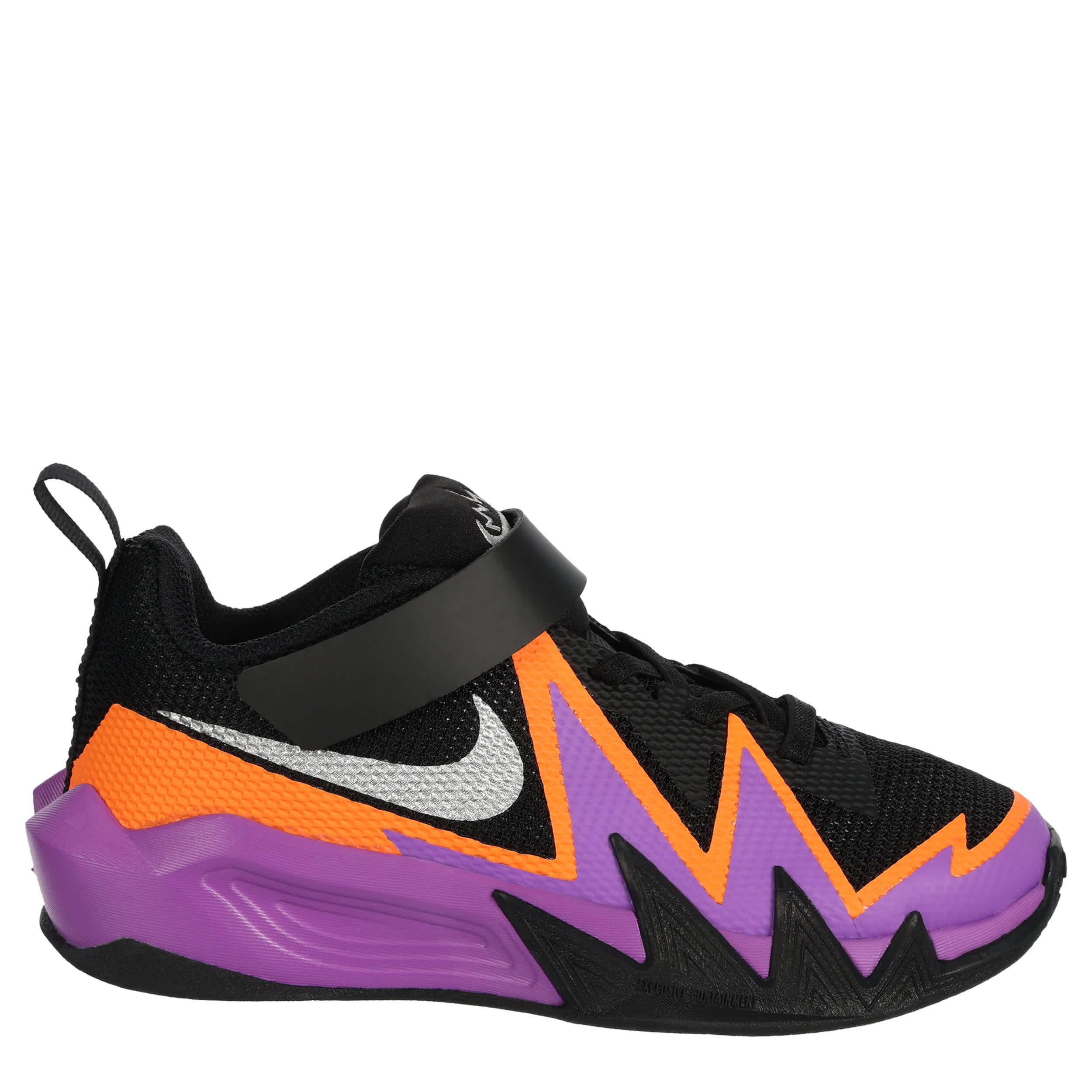 NIKE-BOYS LITTLE KID ST  DYNAMITE SNEAKER-BLACK & DARK PURPLE