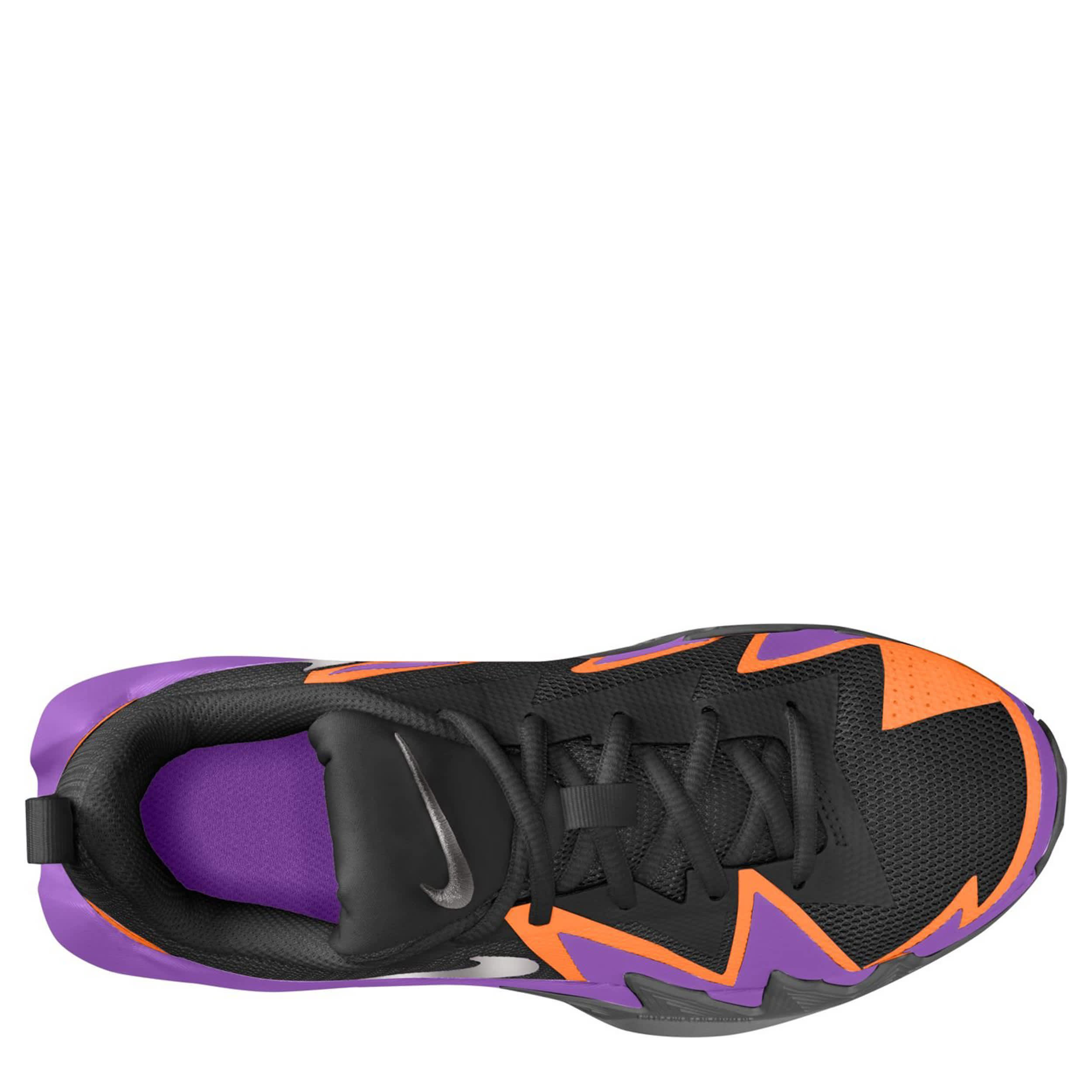 NIKE-BOYS BIG KID ST DYNAMITE SNEAKER-BLACK & DARK PURPLE