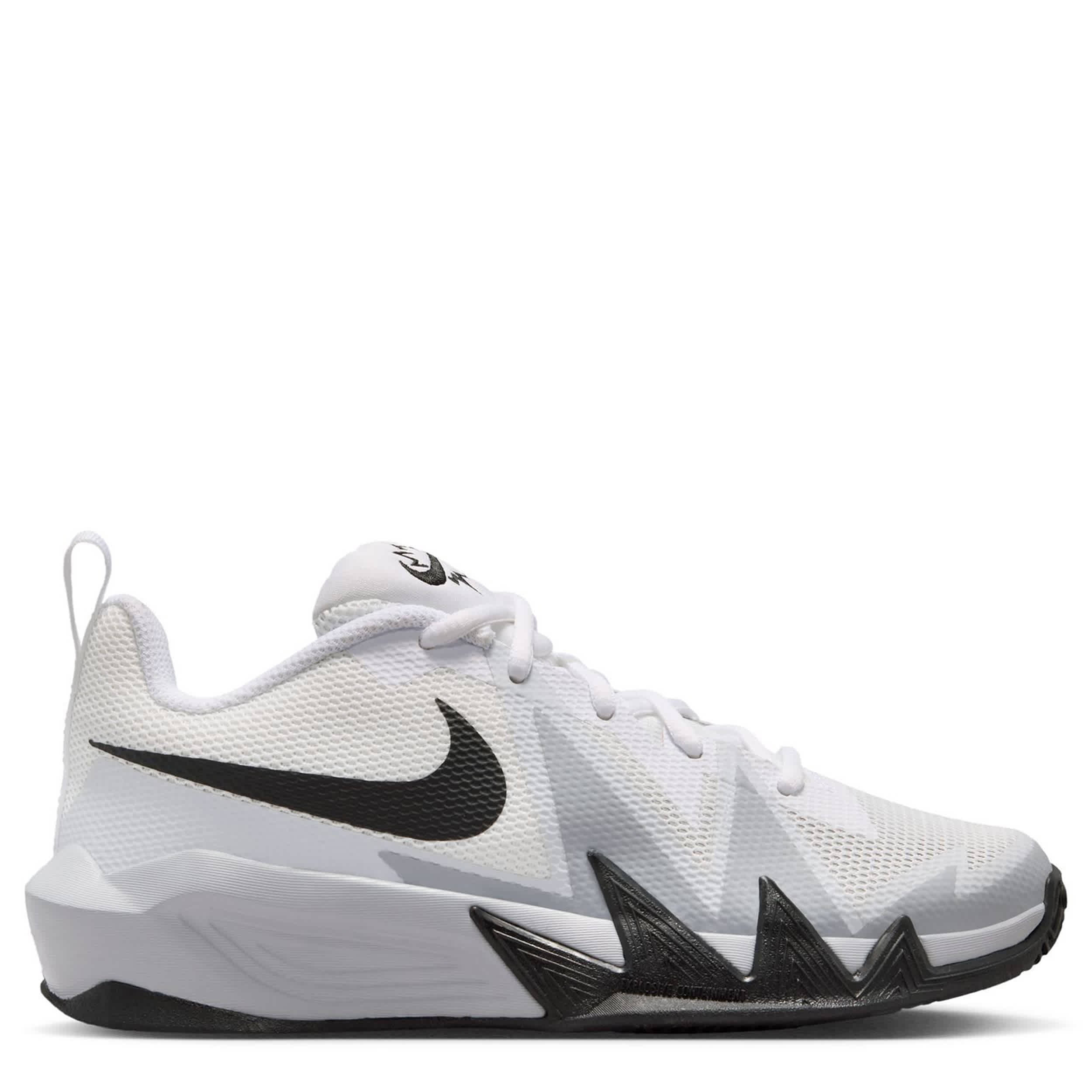 NIKE-BOYS BIG KID ST  DYNAMITE SNEAKER-WHITE & BLACK