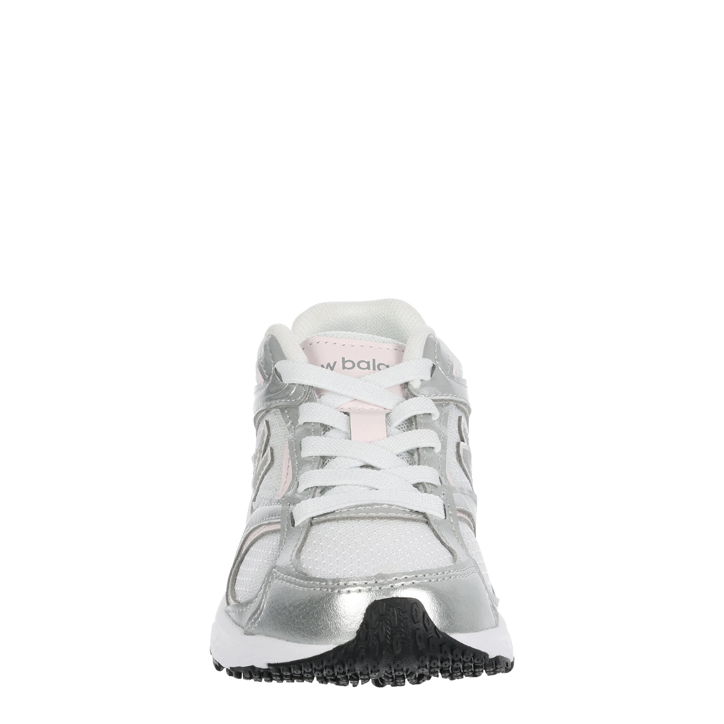 NEW BALANCE-GIRLS LITTLE KID 408 SNEAKER-SILVER & PALE PINK