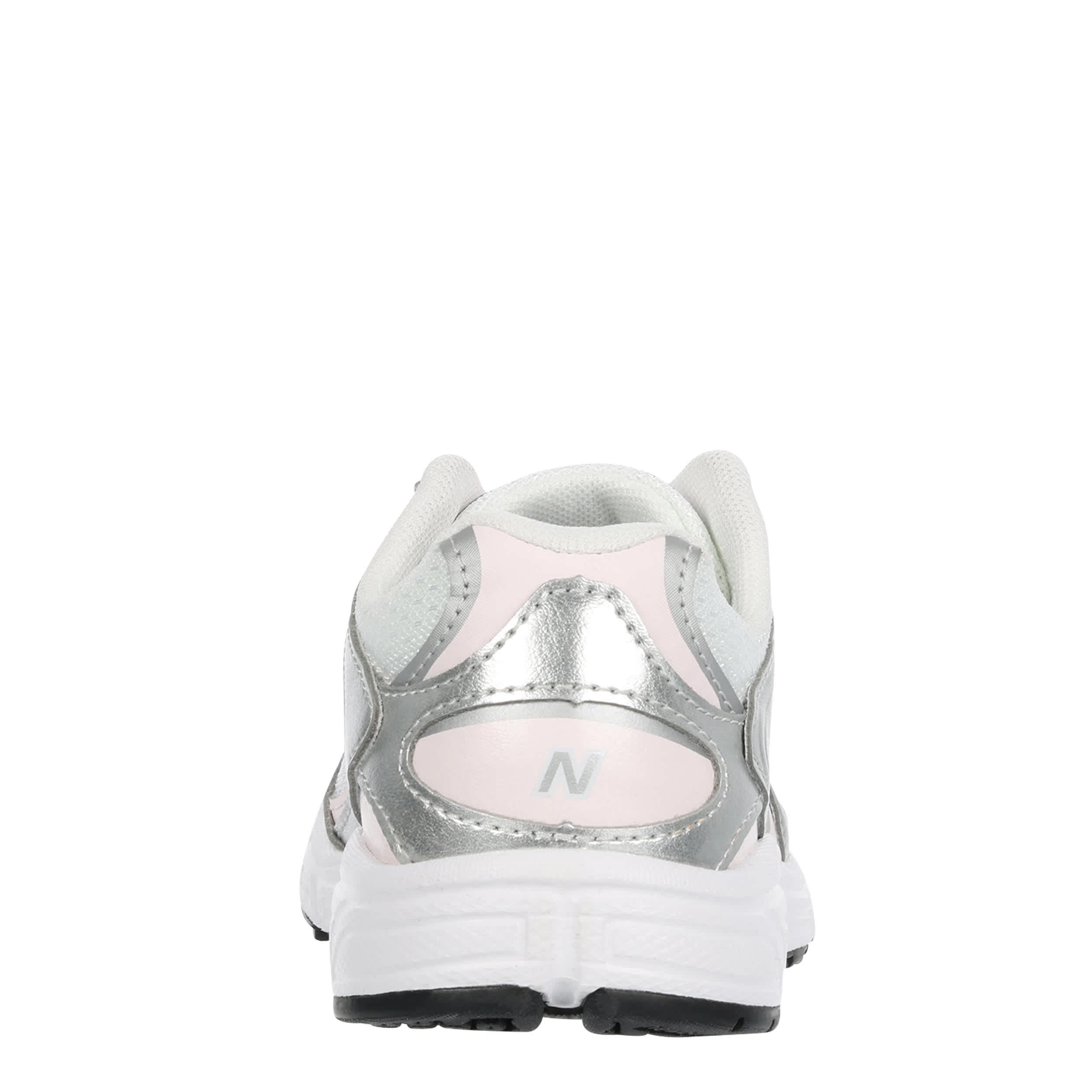 NEW BALANCE-GIRLS LITTLE KID 408 SNEAKER-SILVER & PALE PINK