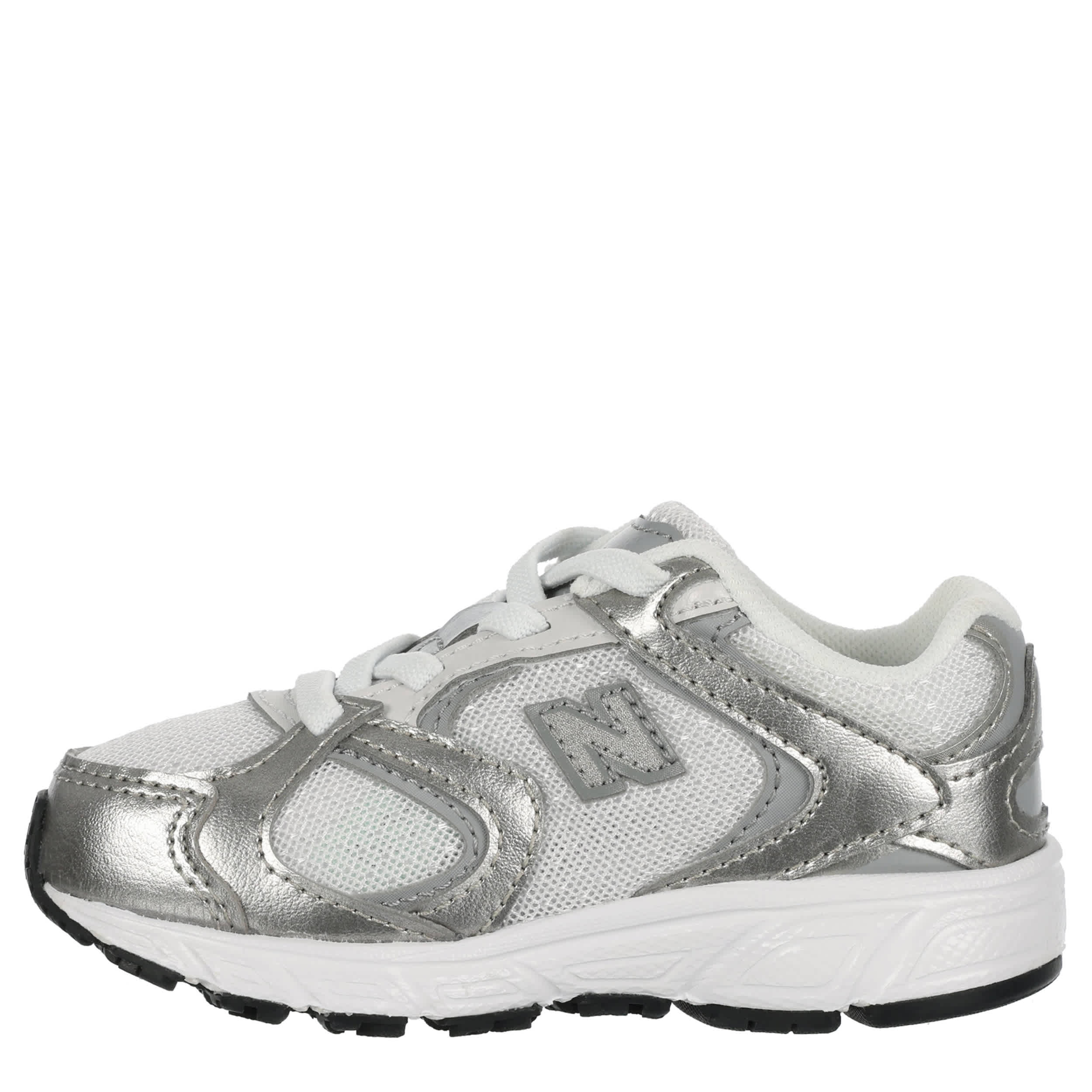 NEW BALANCE-BOYS INFANT-TODDLER 408 SNEAKER-SILVER & GREY