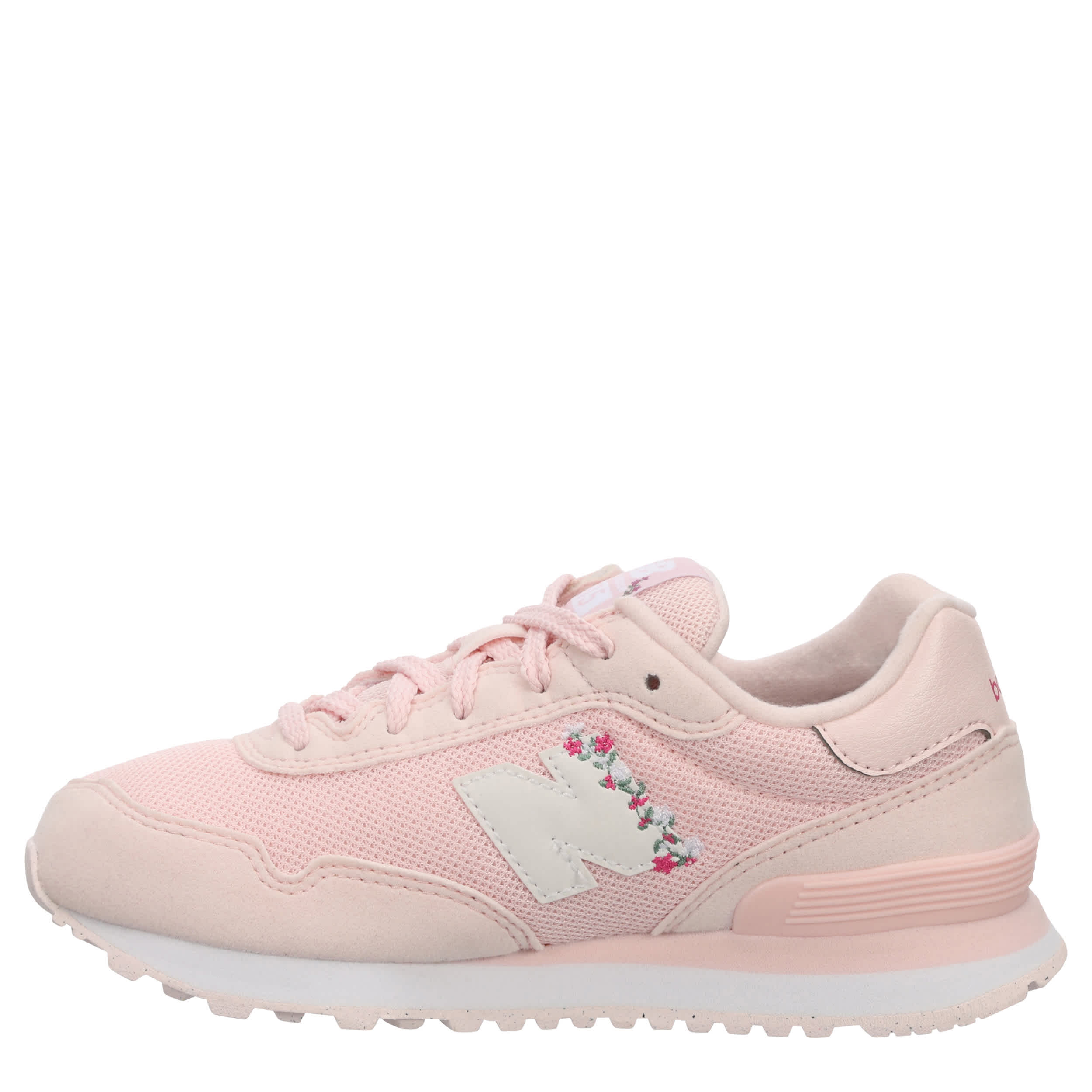 NEW BALANCE-GIRLS LITTLE KID 515 SNEAKER-PALE PINK & WHITE