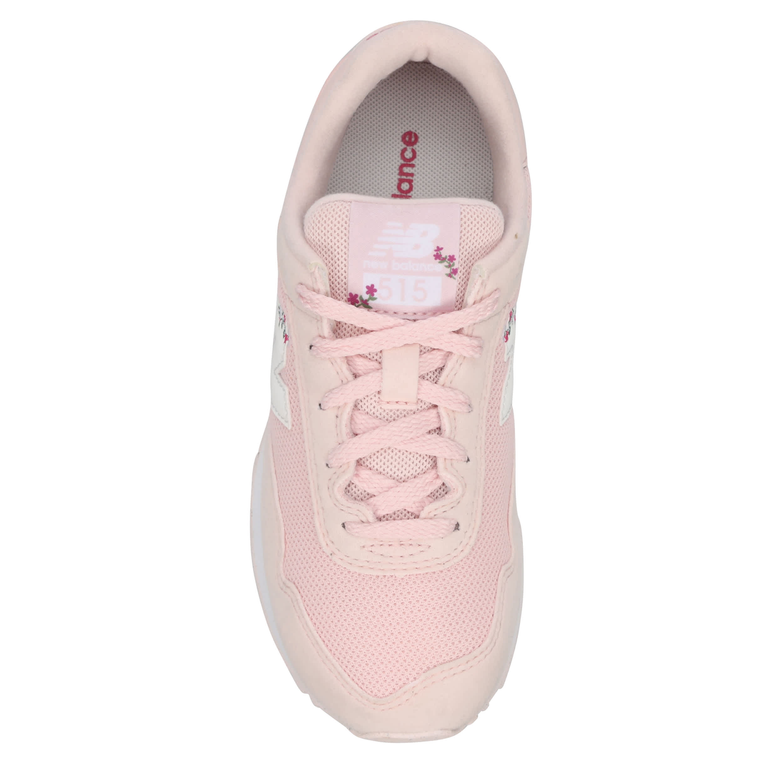 NEW BALANCE-GIRLS LITTLE KID 515 SNEAKER-PALE PINK & WHITE