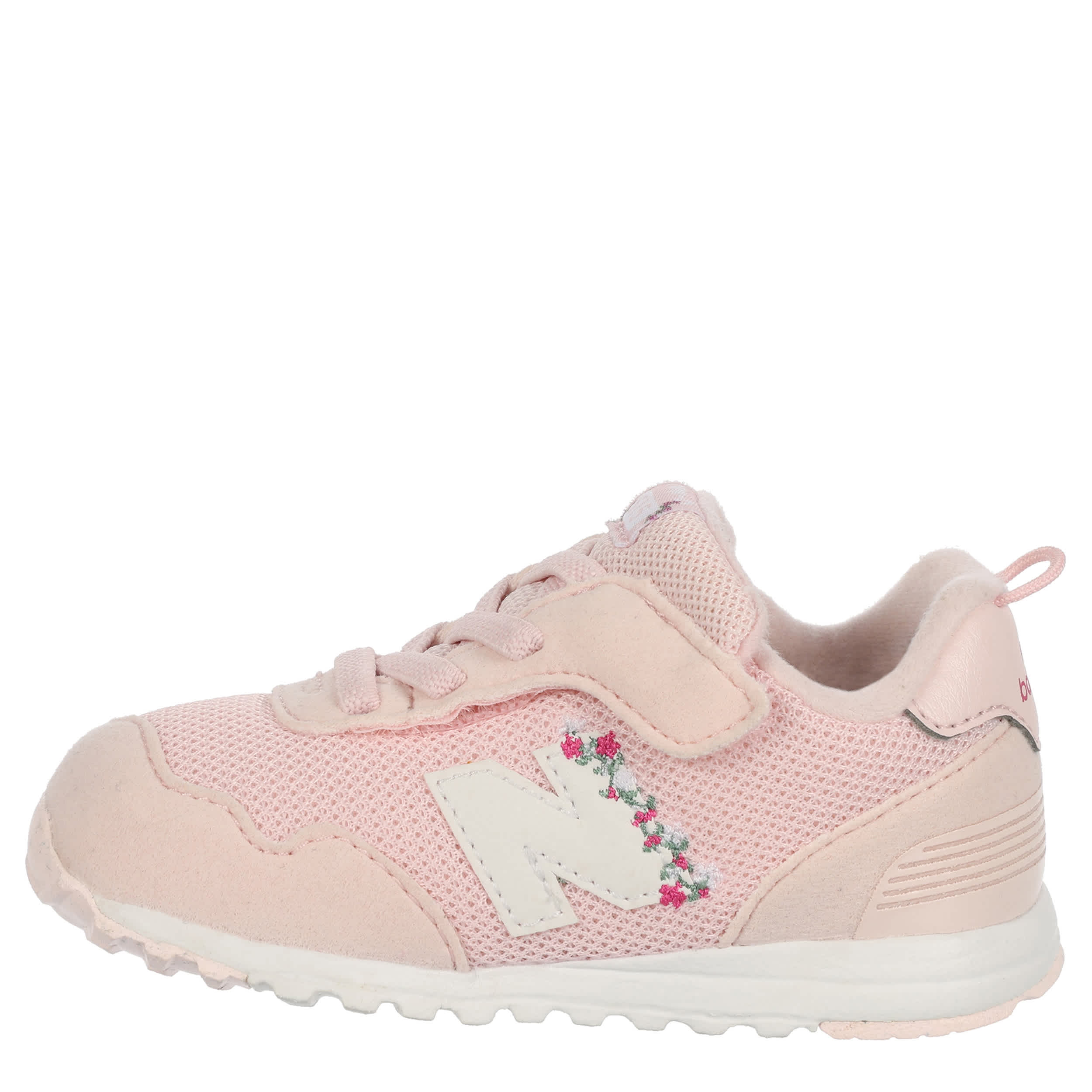NEW BALANCE-GIRLS INFANT TODDLER 515 SNEAKER-PALE PINK & WHITE