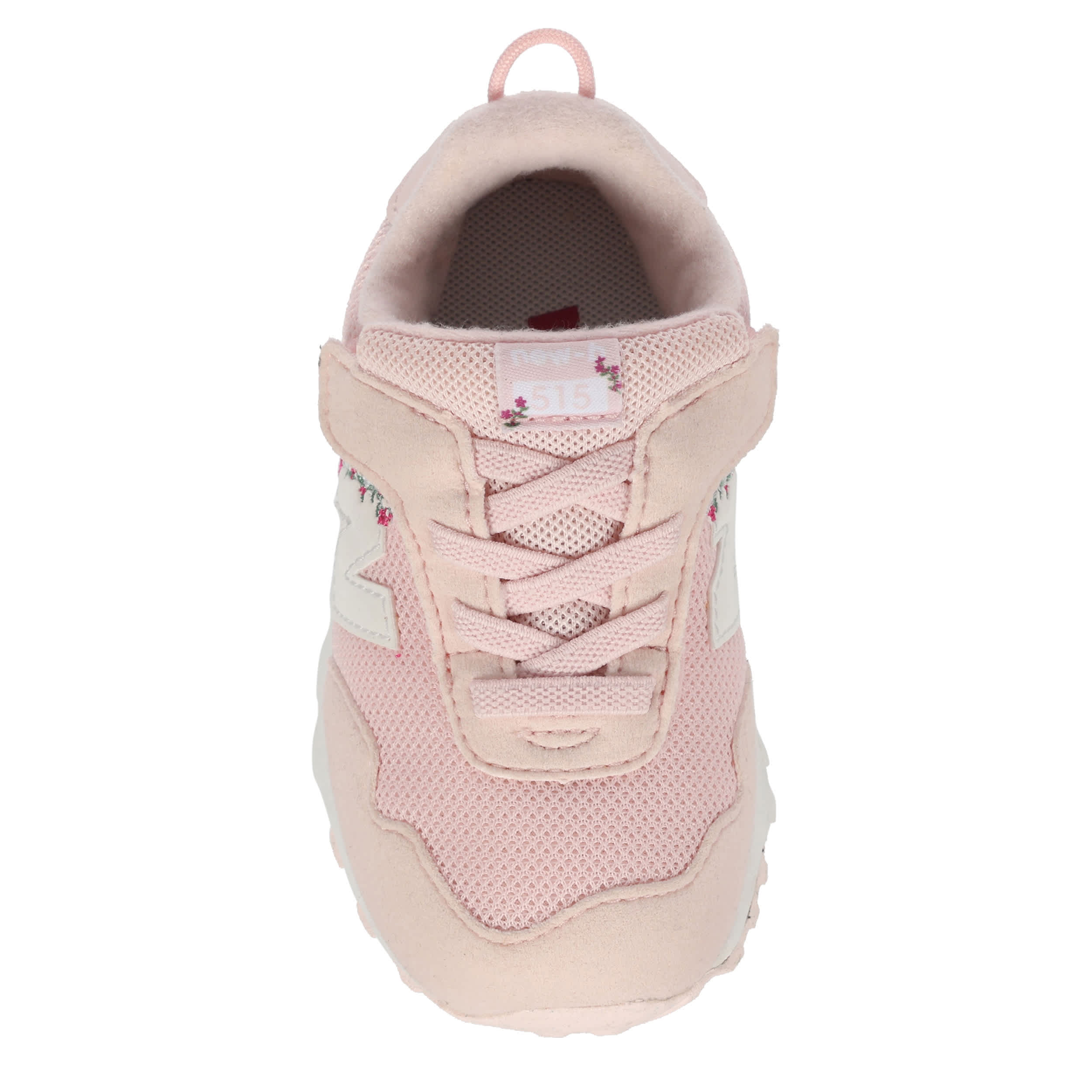 NEW BALANCE-GIRLS INFANT TODDLER 515 SNEAKER-PALE PINK & WHITE