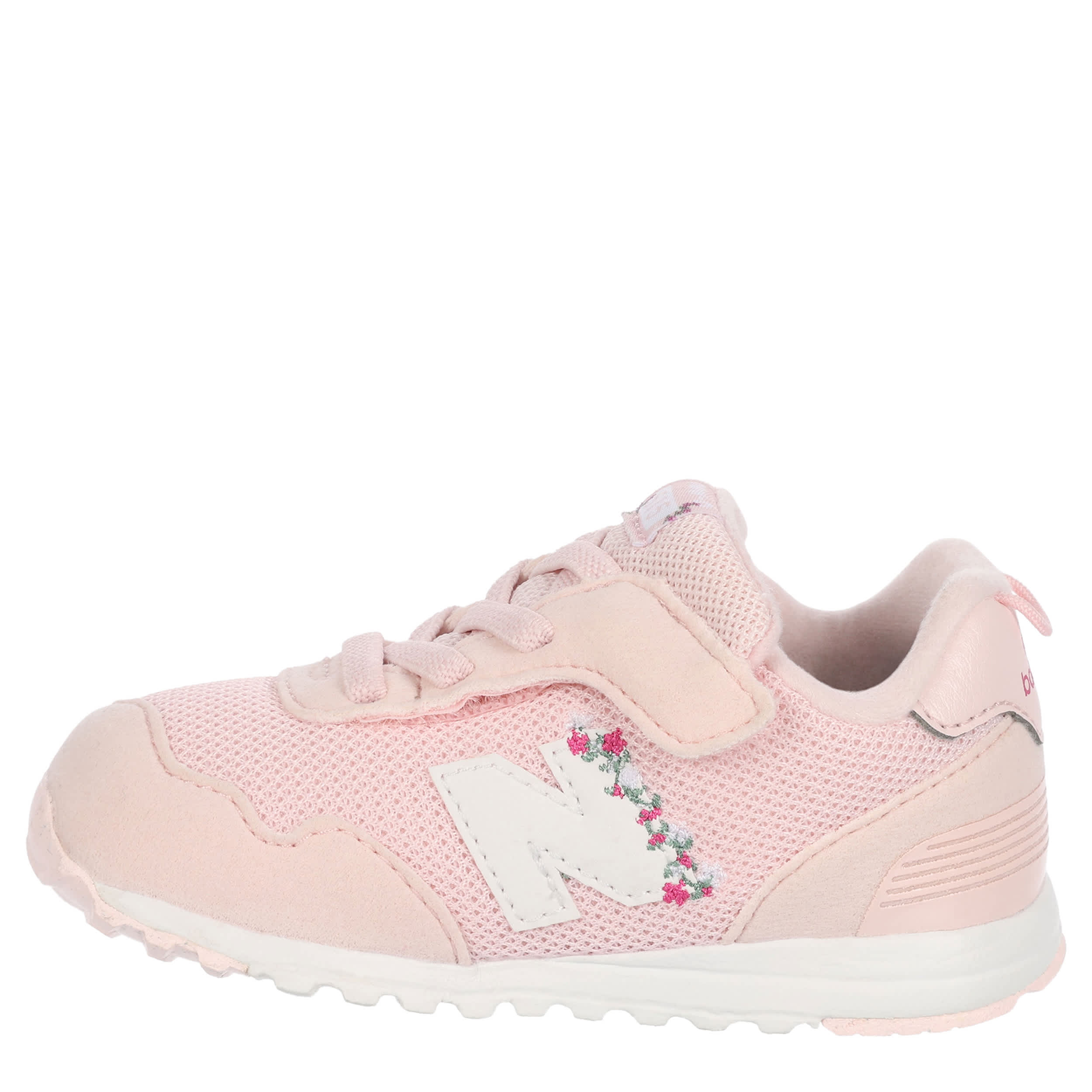 NEW BALANCE-GIRLS INFANT TODDLER 515 SNEAKER-PALE PINK & WHITE