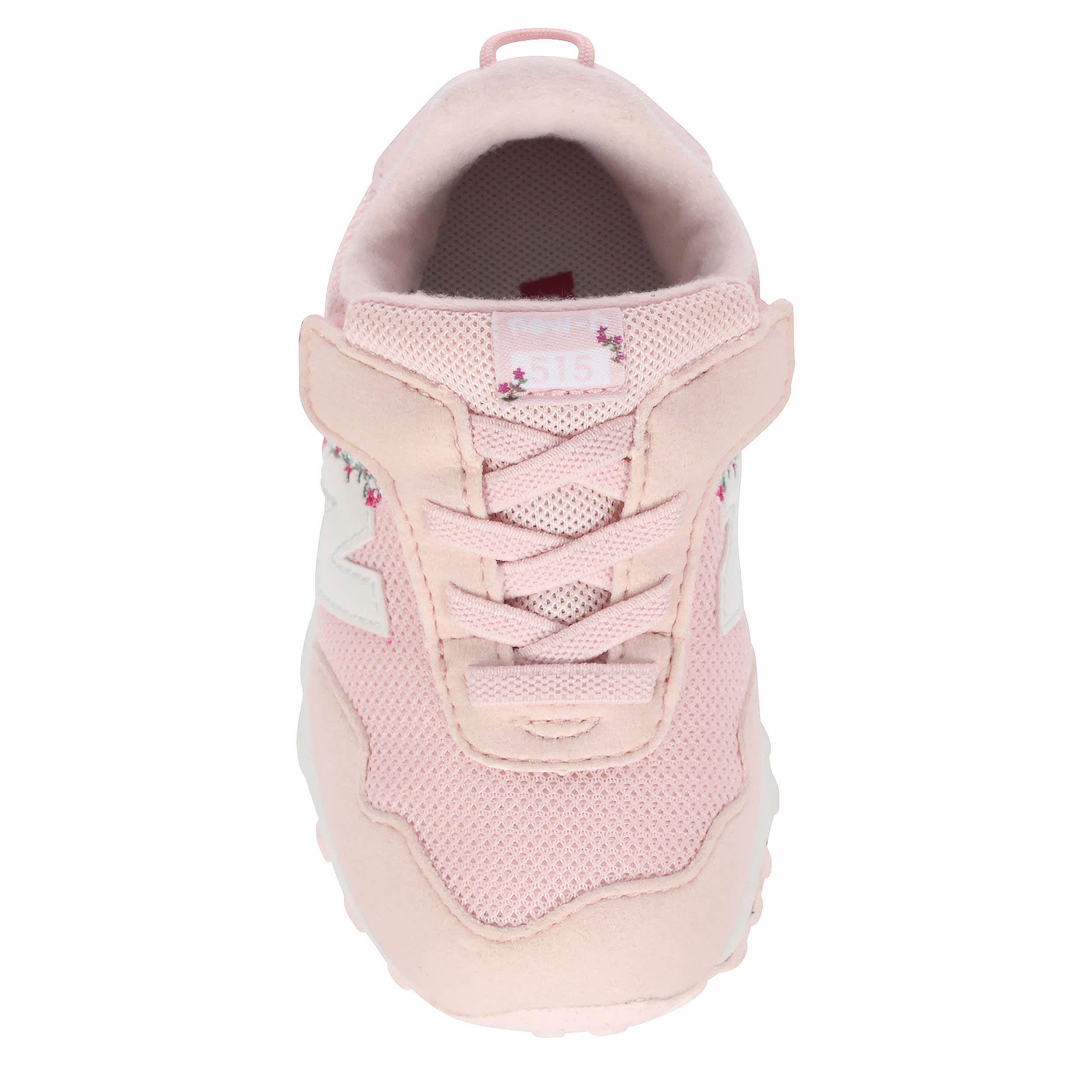 NEW BALANCE-GIRLS INFANT TODDLER 515 SNEAKER-PALE PINK & WHITE