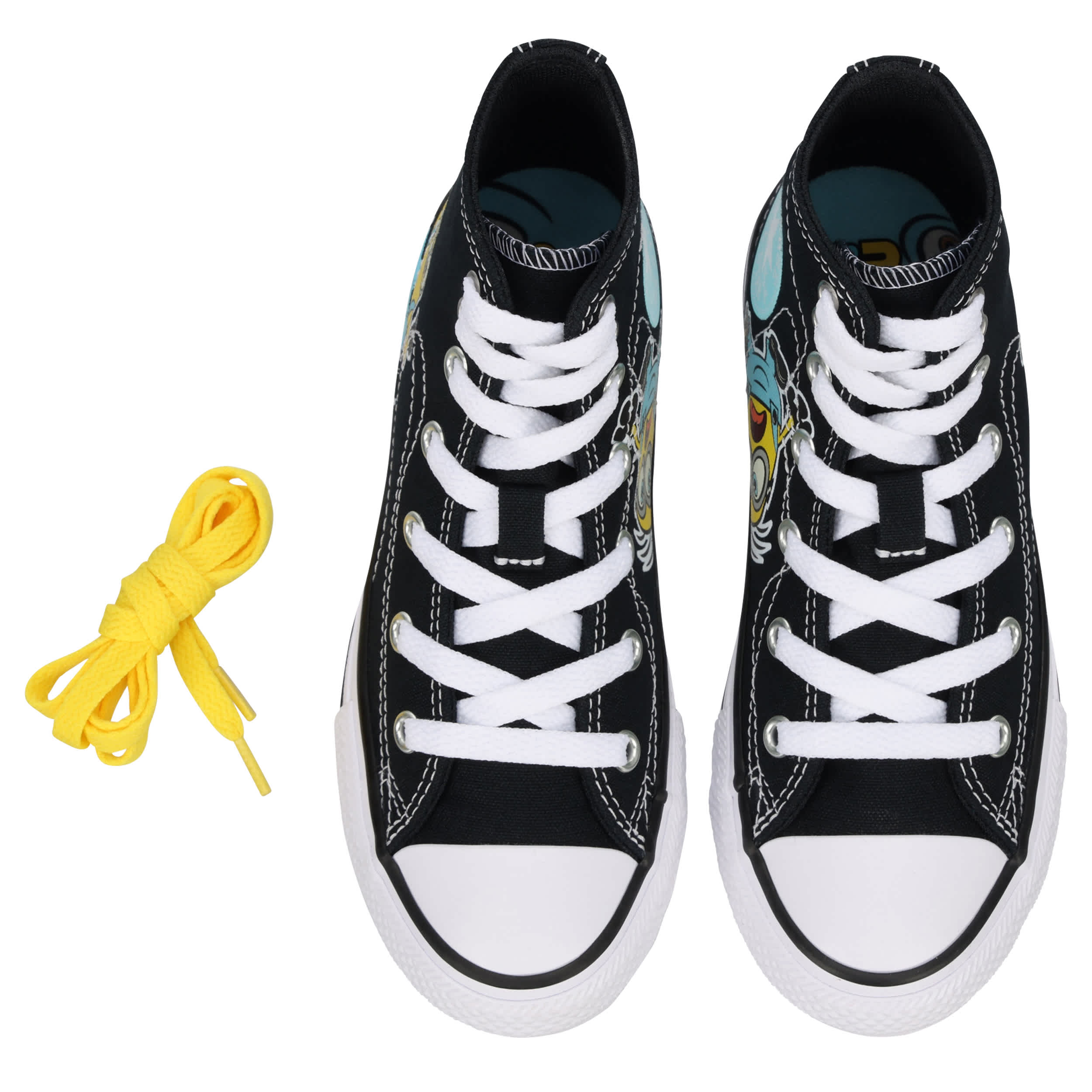 CONVERSE-UNISEX MINION CHUCK TAYLOR ALL STAR HIGH SNEAKER-BLACK & MULTICOLOR