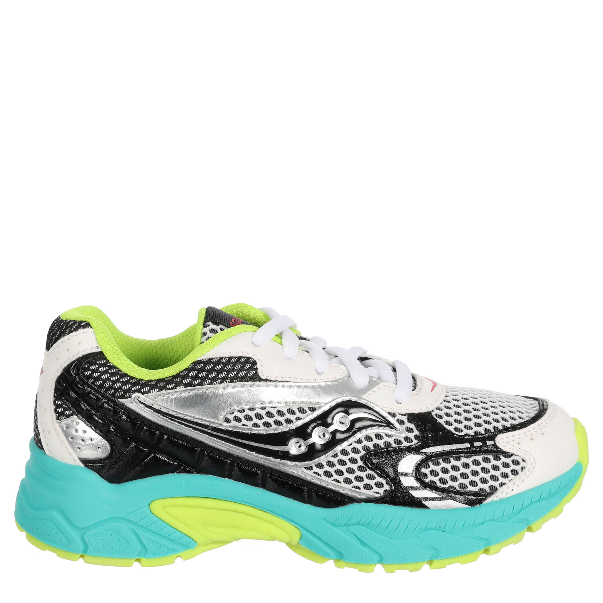 SAUCONY-BOYS LITTLE-BIG KID VOLT 1000 SNEAKER-WHITE & MINT