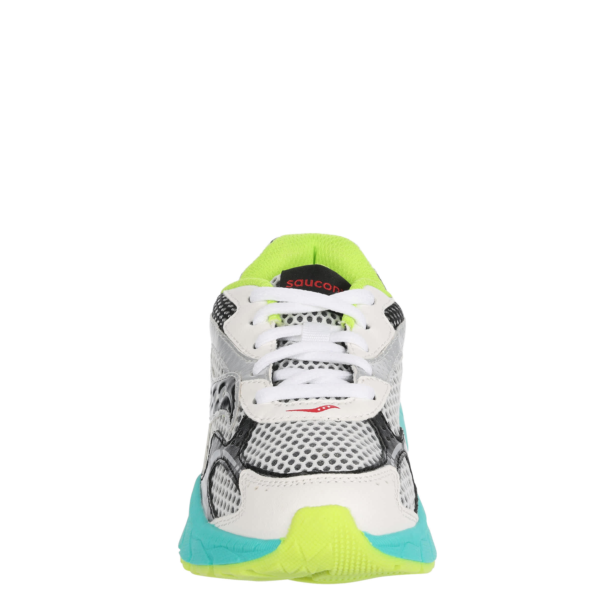 SAUCONY-BOYS LITTLE-BIG KID VOLT 1000 SNEAKER-WHITE & MINT