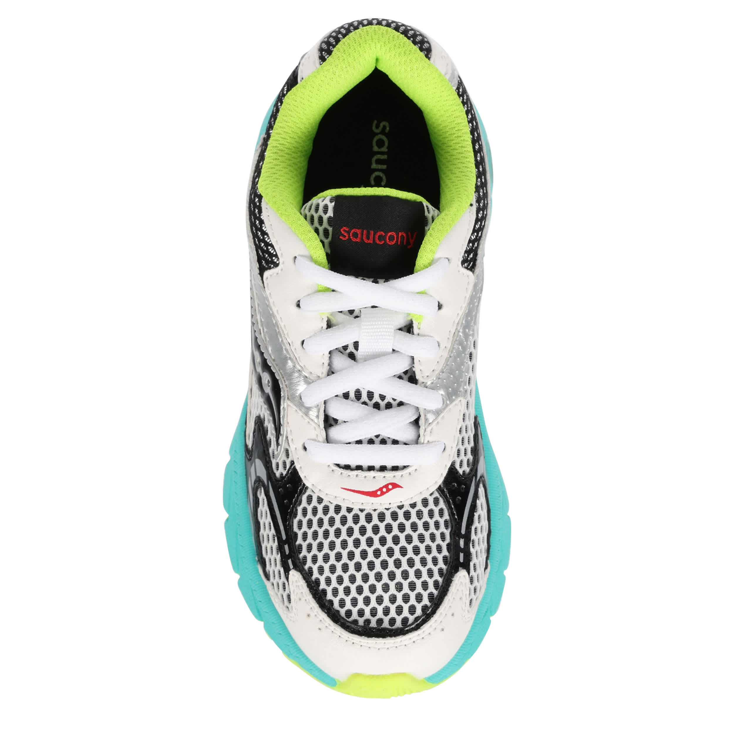 SAUCONY-BOYS LITTLE-BIG KID VOLT 1000 SNEAKER-WHITE & MINT