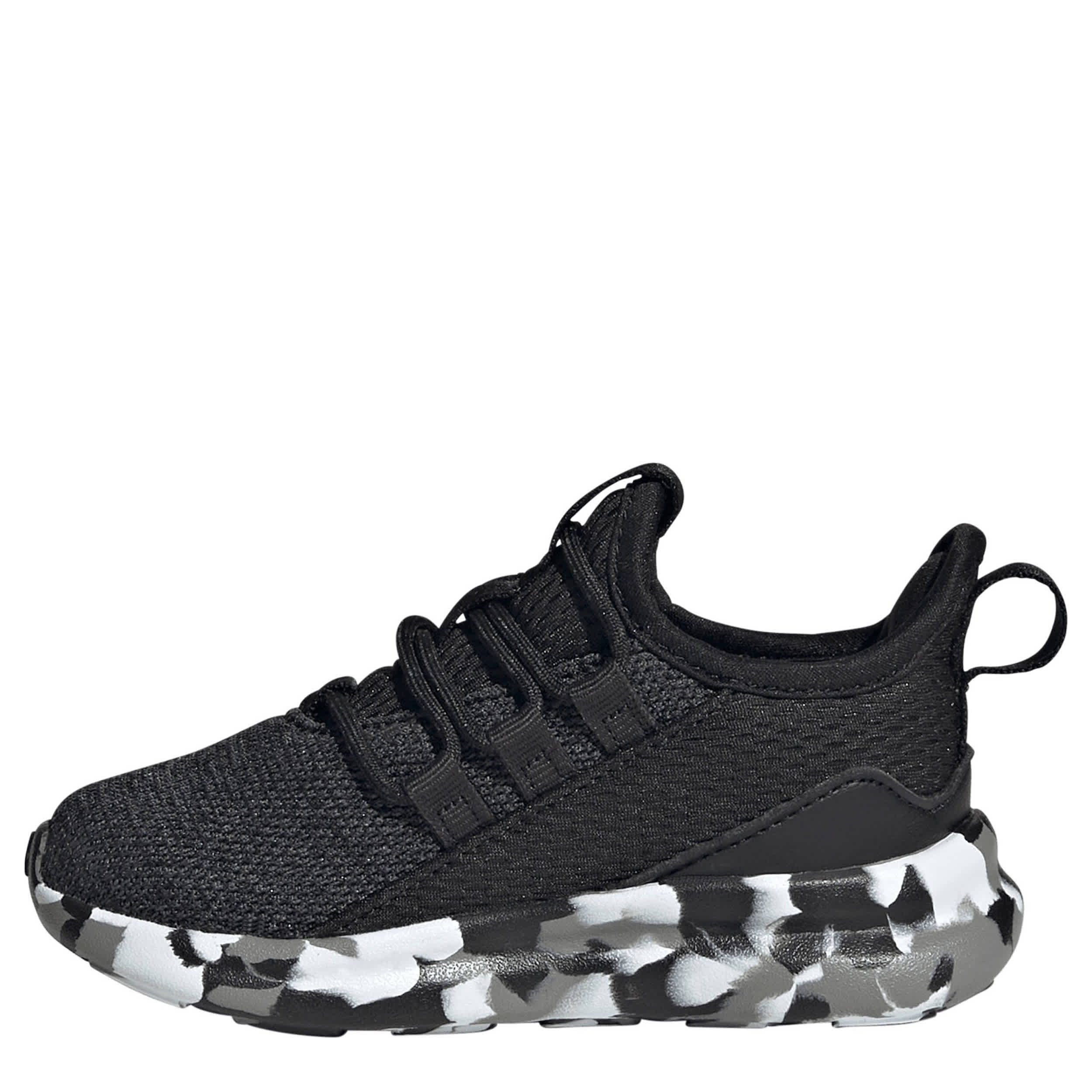 ADIDAS-BOYS TODDLER LITE RACER ADAPT 8 SLIP ON SNEAKER-BLACK & GREY