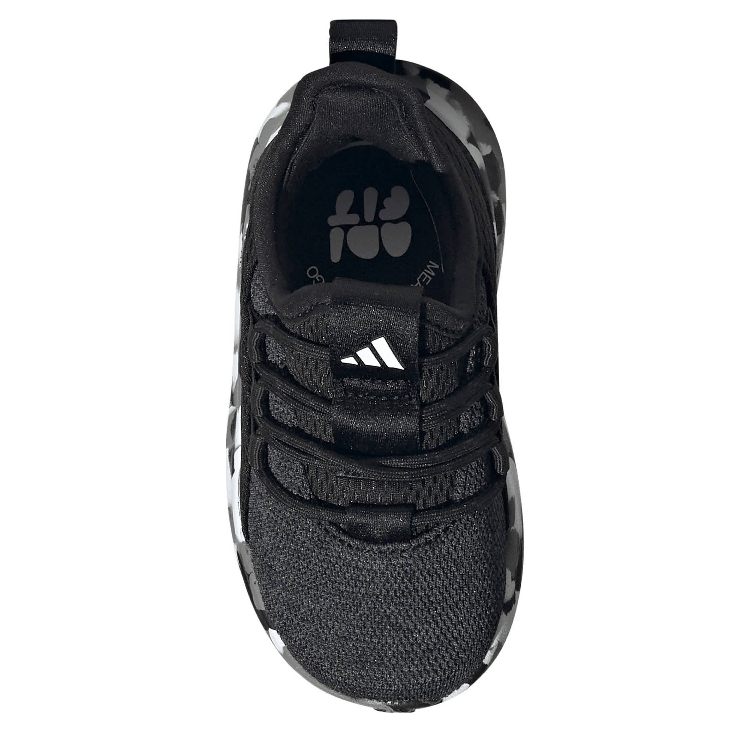 ADIDAS-BOYS TODDLER LITE RACER ADAPT 8 SLIP ON SNEAKER-BLACK & GREY