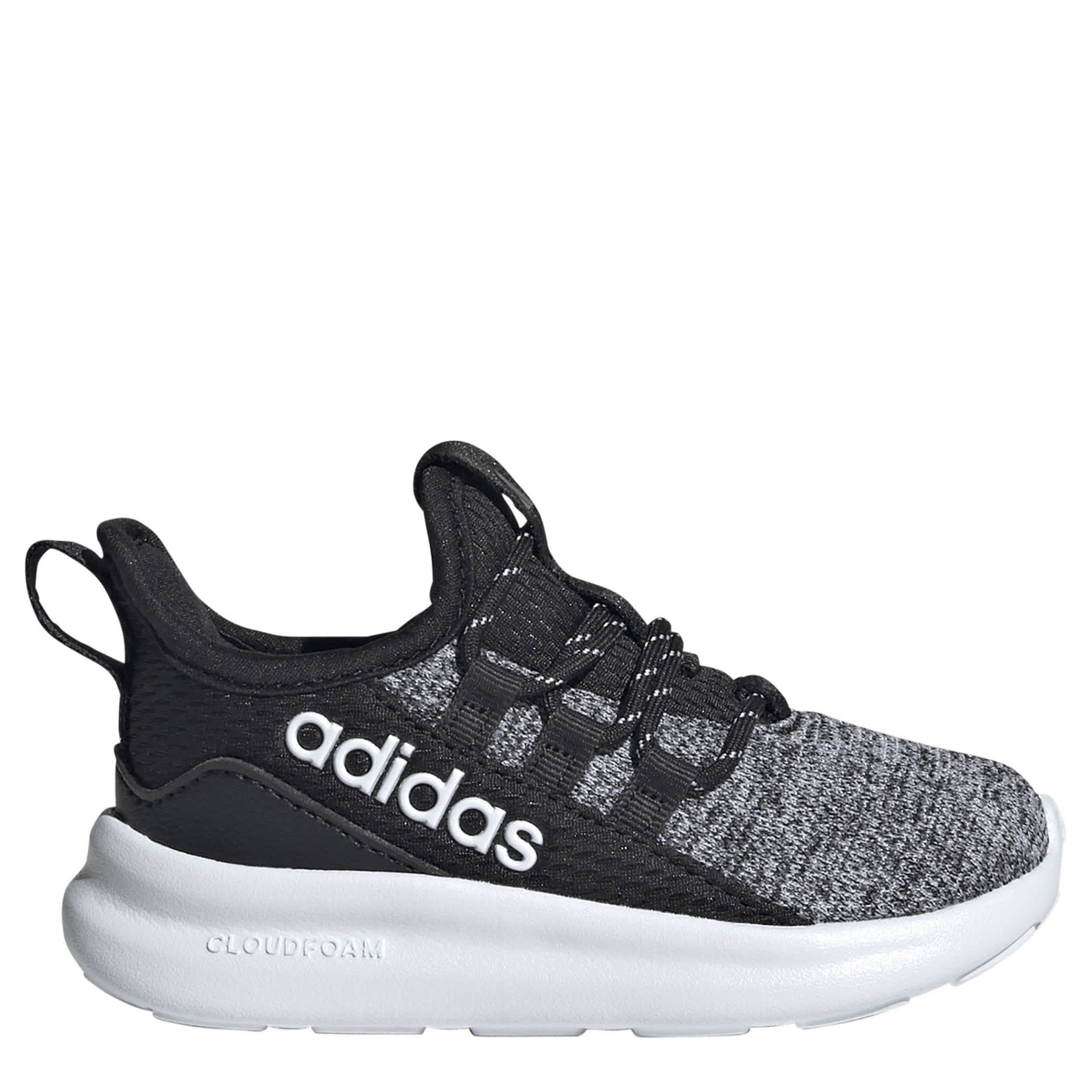 ADIDAS-BOYS TODDLER LITE RACER ADAPT 8 SLIP ON SNEAKER-BLACK & WHITE
