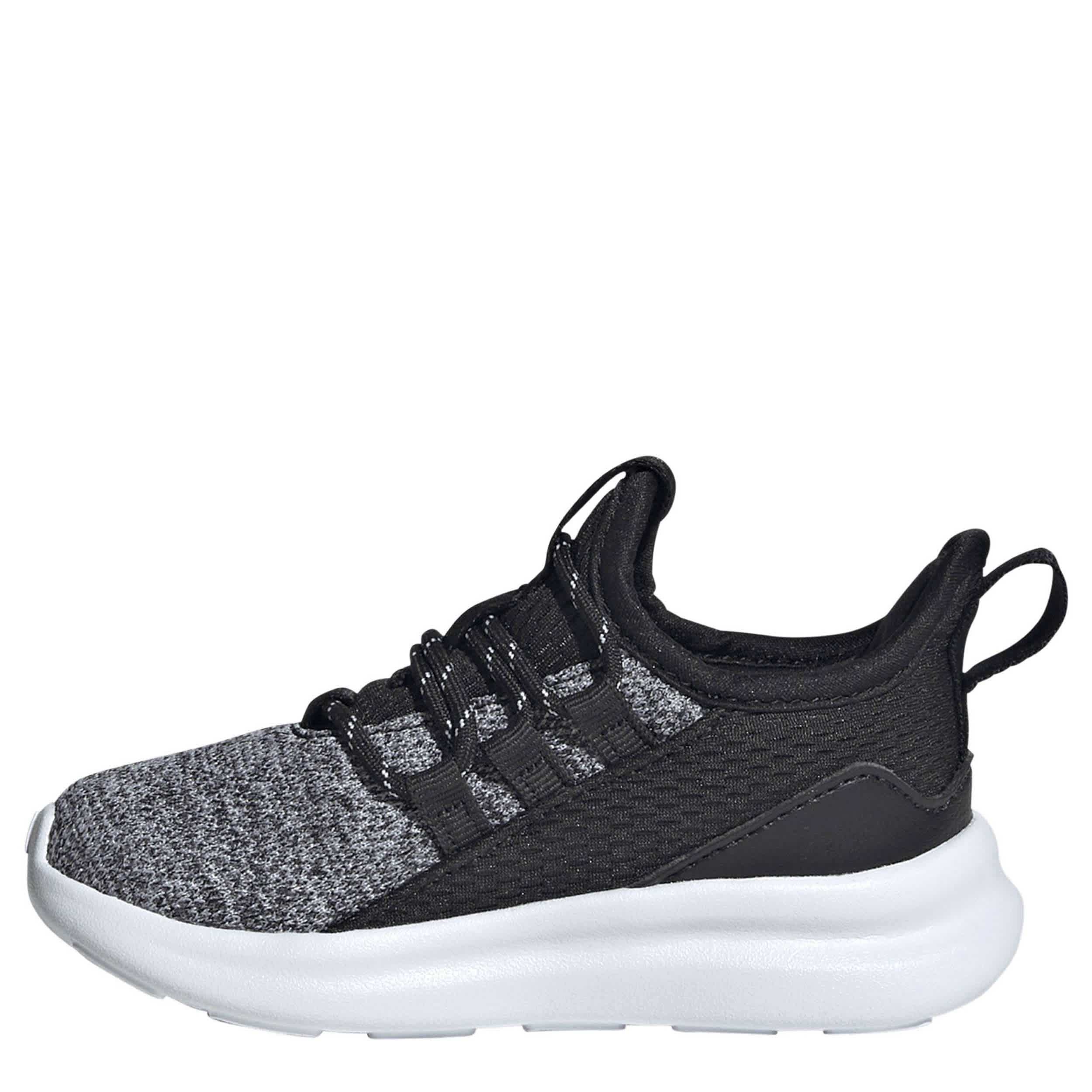 ADIDAS-BOYS TODDLER LITE RACER ADAPT 8 SLIP ON SNEAKER-BLACK & WHITE