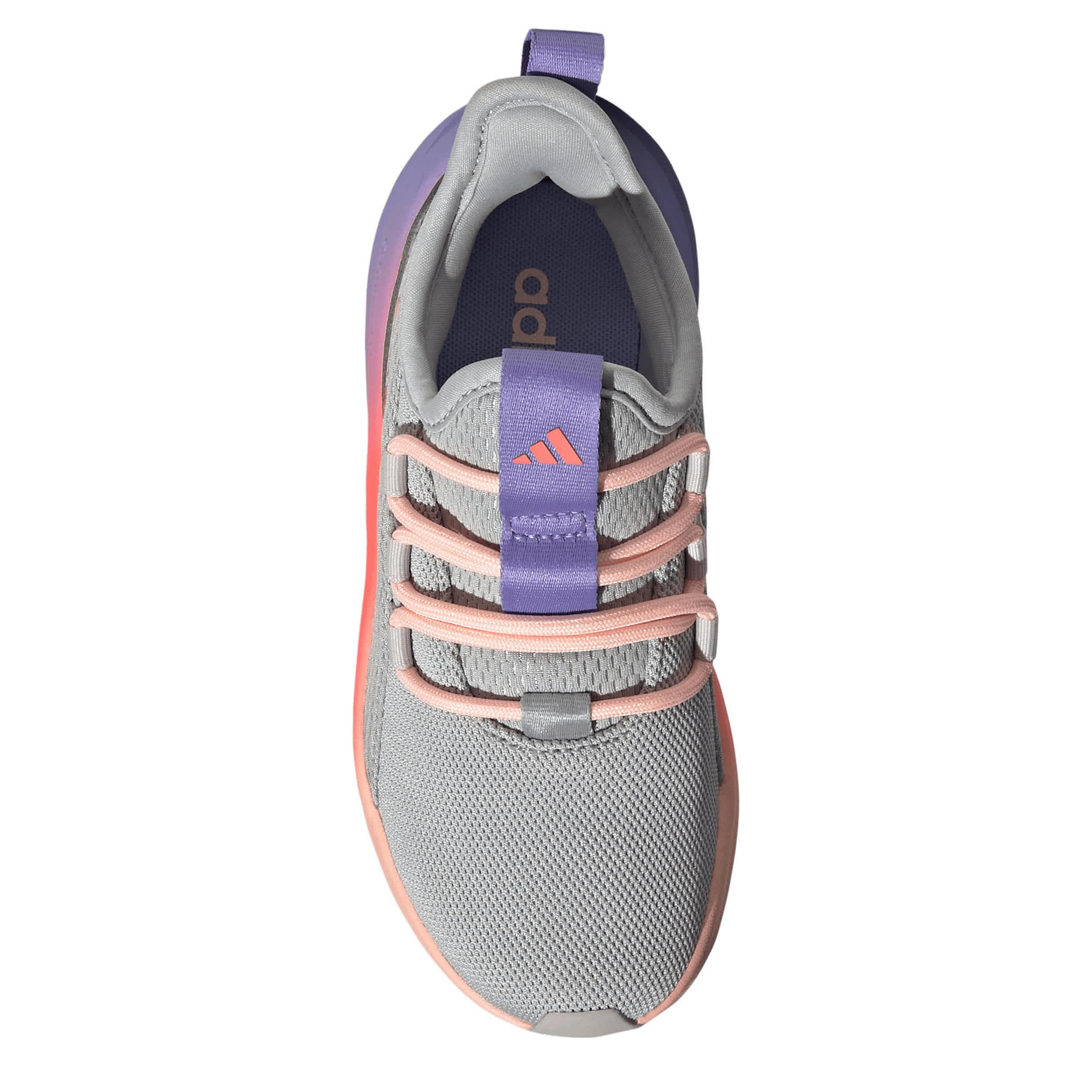 ADIDAS-GIRLS LITTLE-BIG KID LITE RACER ADAPT 8 SNEAKER-GREY & PINK