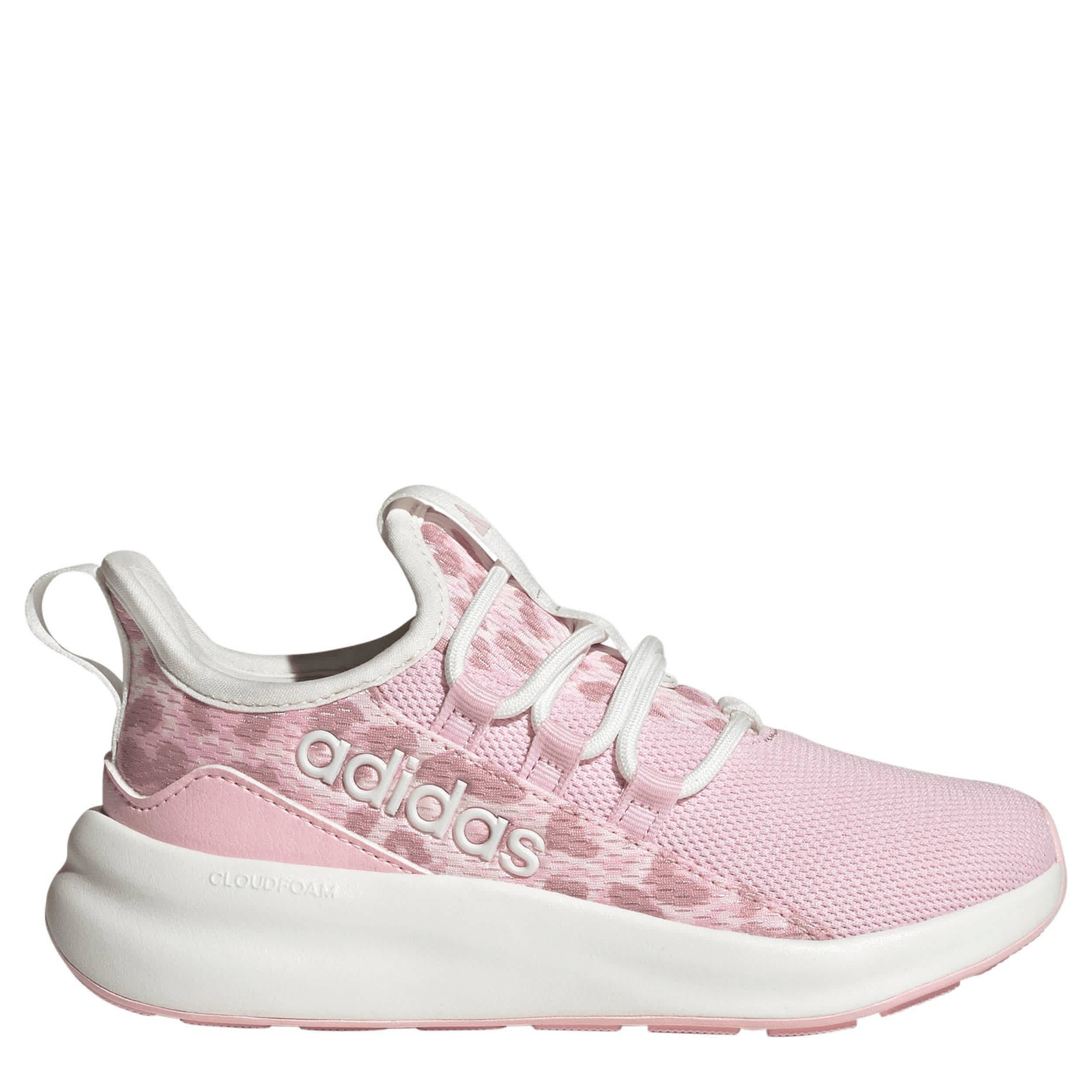 ADIDAS-GIRLS LITTLE-BIG KID LITE RACER ADAPT 8 SNEAKER-PINK & WHITE
