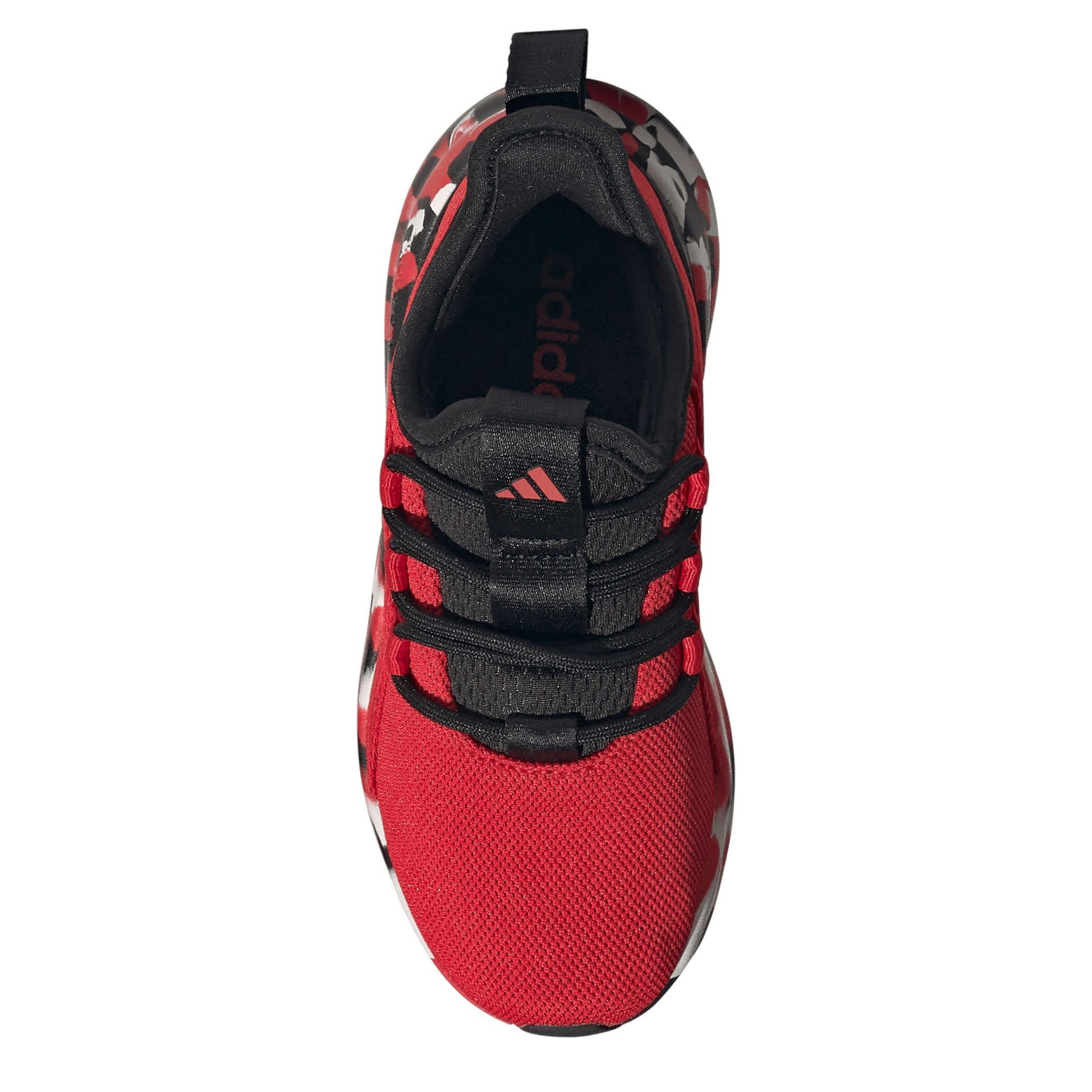ADIDAS-BOYS LITTLE-BIG KID LITE RACER ADAPT 8 SLIP ON SNEAKER-RED & DARK GREY
